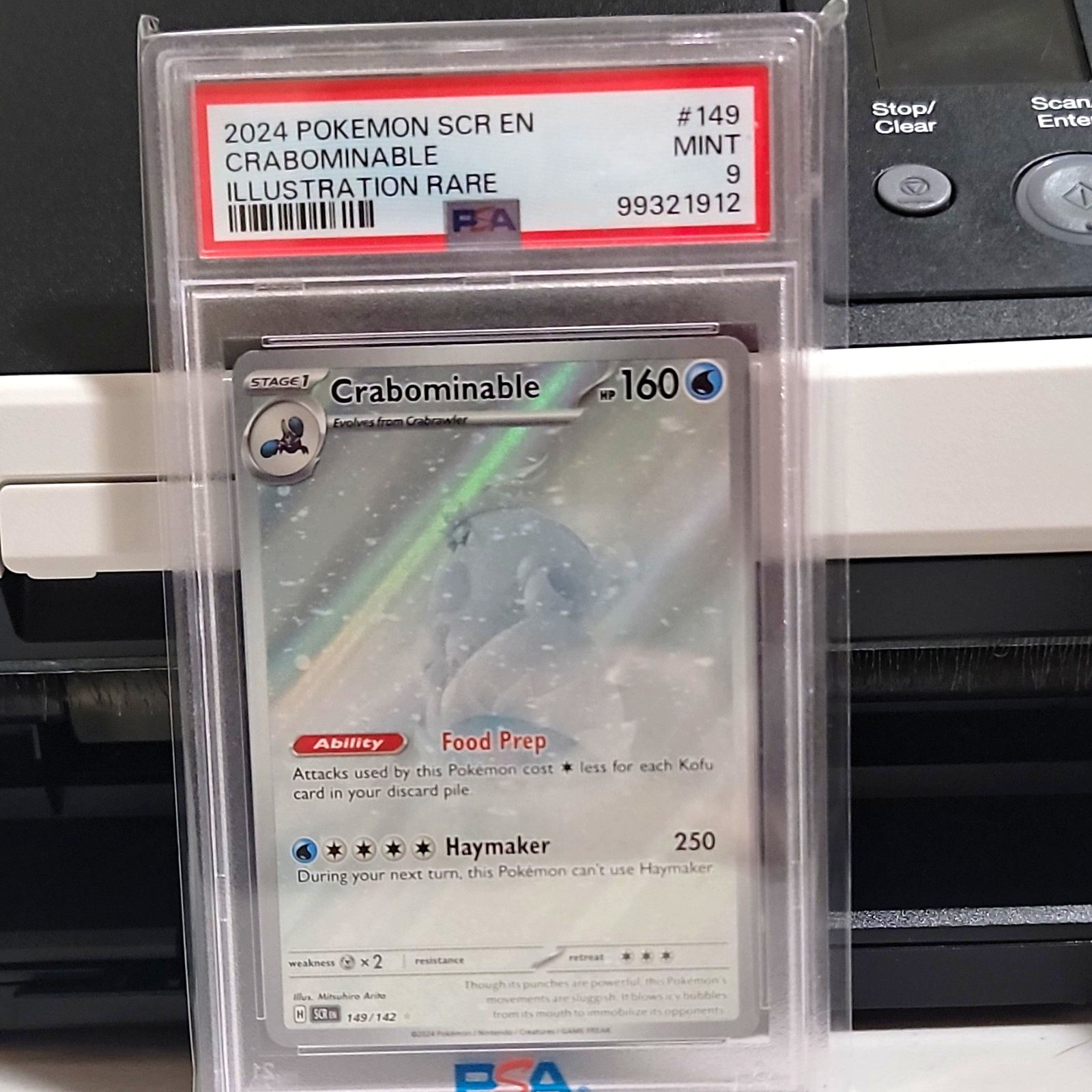 2024 Pokemon Scr EN-Stellar Crown Crabominable Illustration Rare 149
