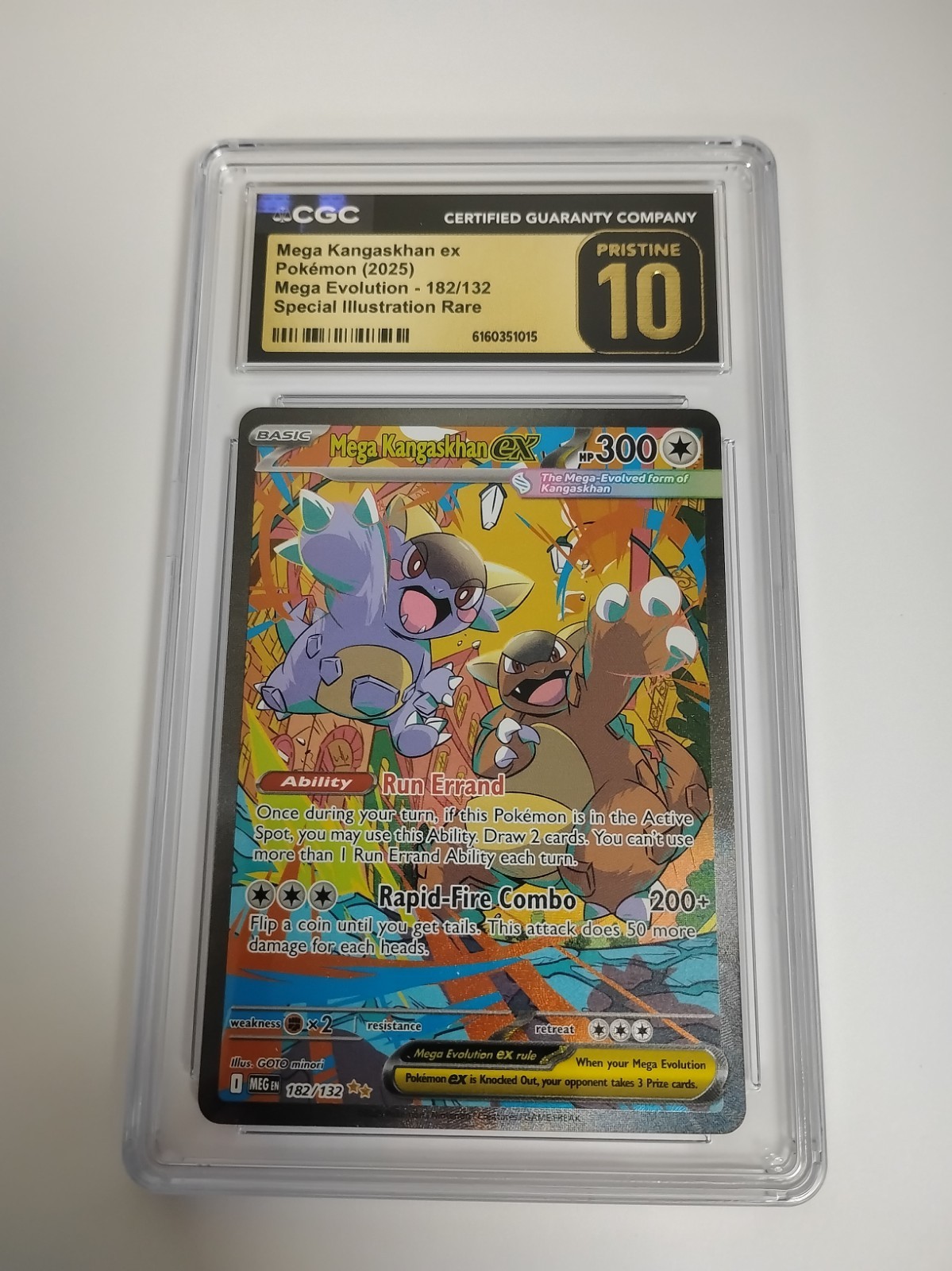2025 Mega Evolution - MEG EN - English Mega Kangaskhan ex Special Illustration Rare (Holo) 182/132