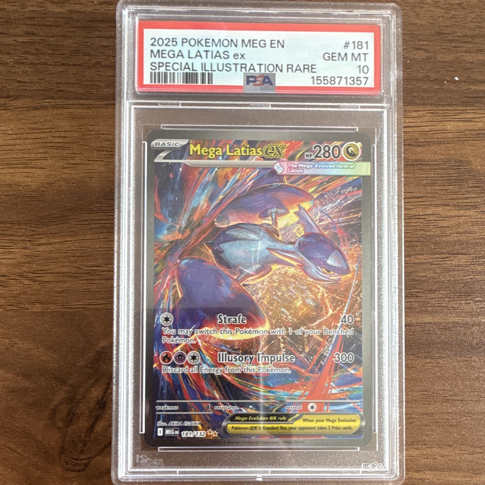 2025 Pokemon Meg EN-Mega Evolution Mega Latias EX Special Illustration Rare 181