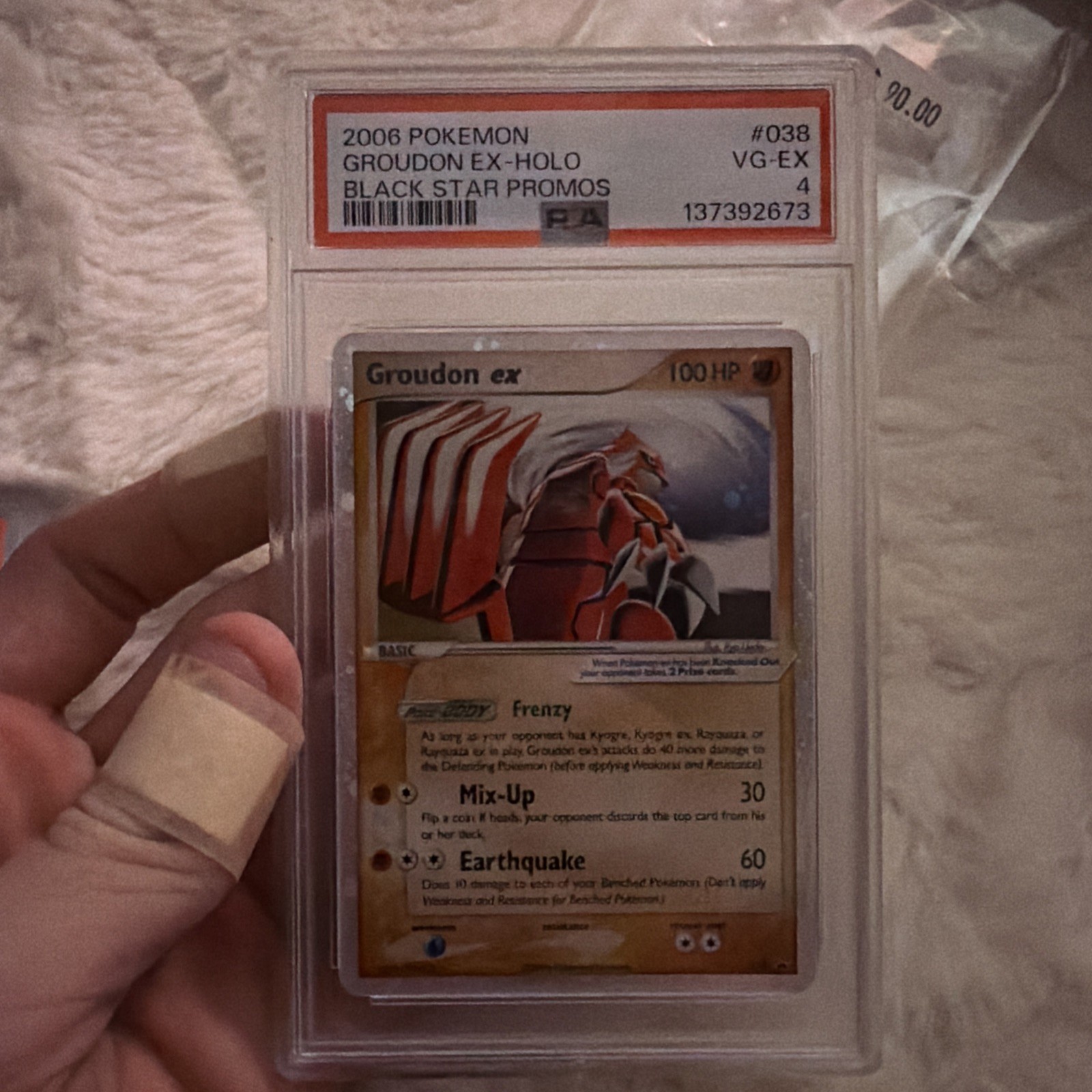 2006 Pokemon Black Star Promos Groudon EX-Holo 038