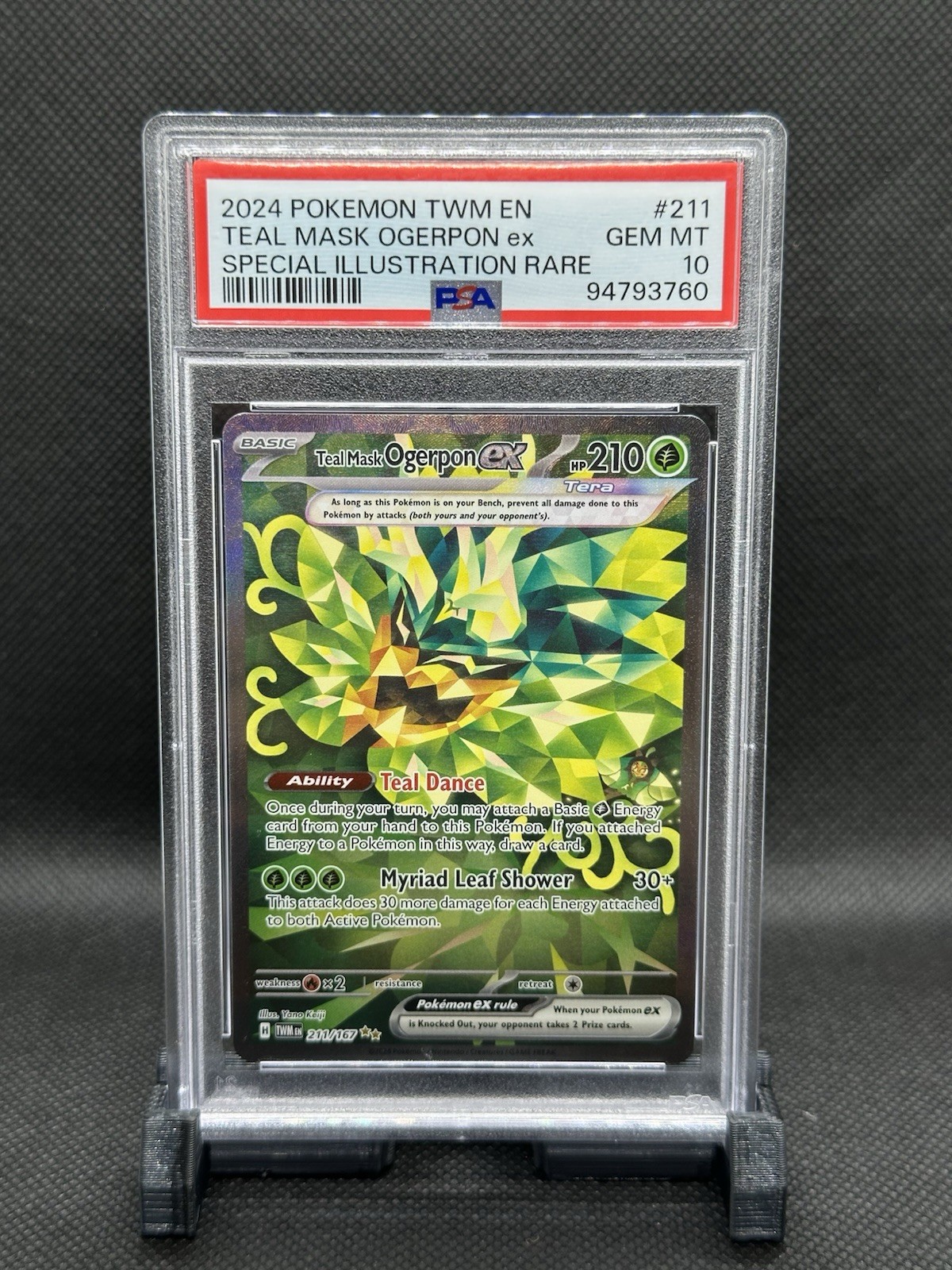 2024 Pokemon Twm EN-Twilight Masquerade Teal Mask Ogerpon EX Special Illustration Rare 211