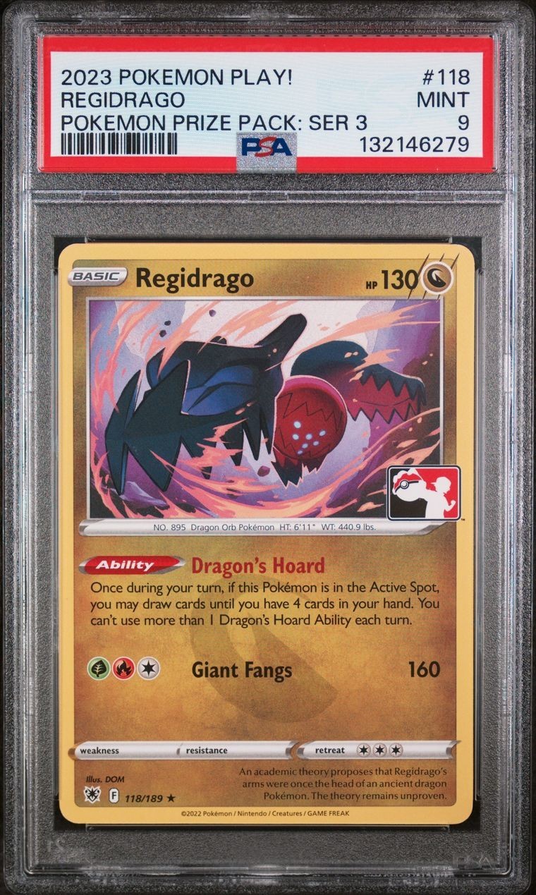 2023 Pokemon Play! Pokemon Prize Pack: Series 3 Regidrago 118