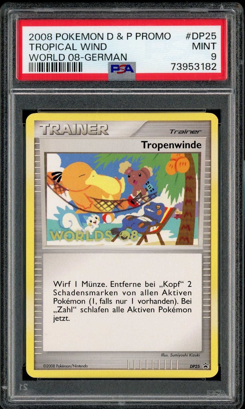 2008 Pokemon Diamond & Pearl World 08 Promo Tropical Wind German DP25