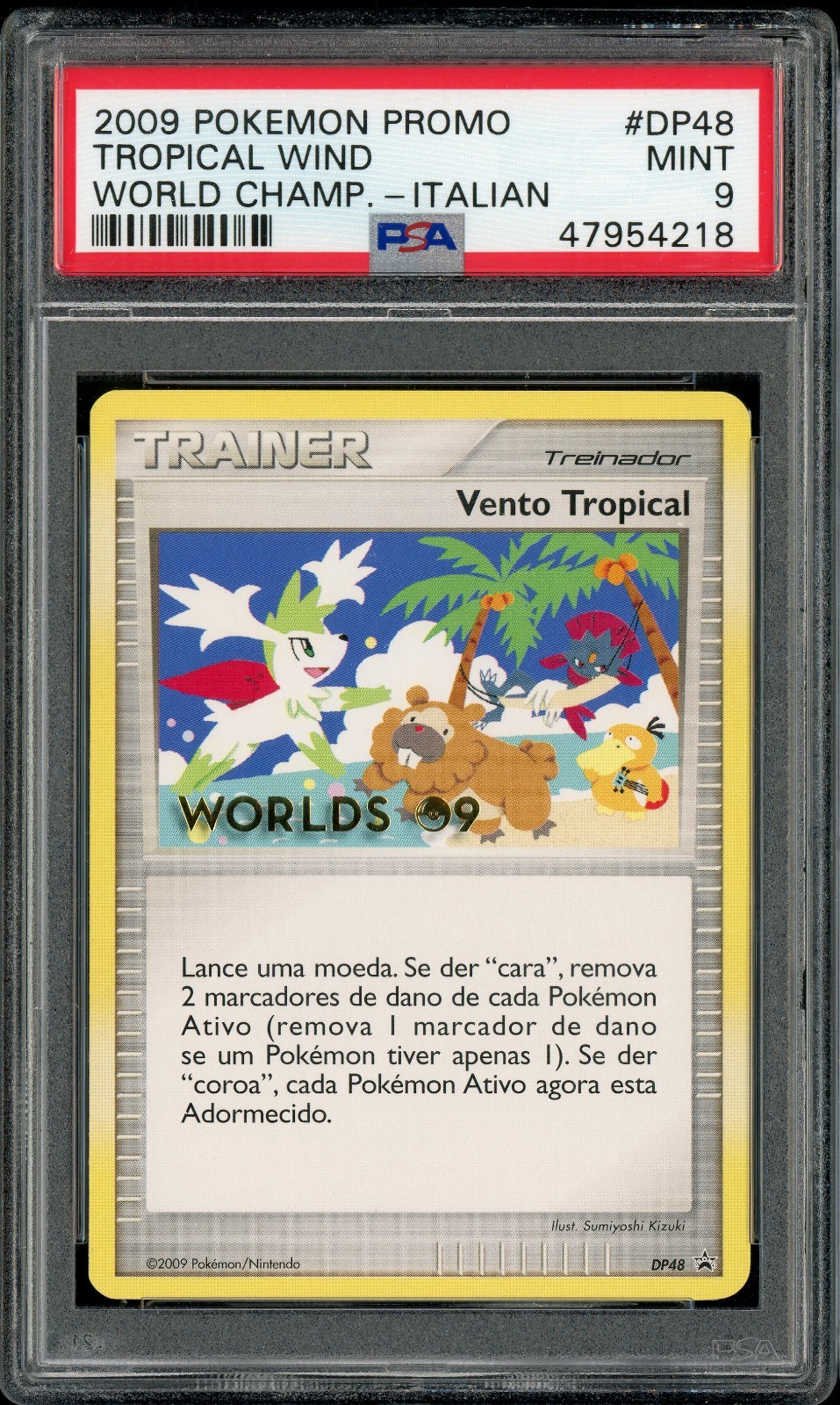 2009 Pokemon World Championships Promo Tropical Wind Italian DP48