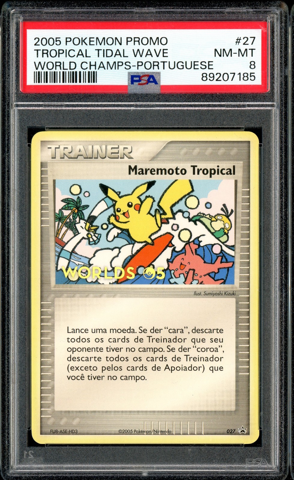 2005 Pokemon World Championship Promo Tropical Tidal Wave Portuguese 27