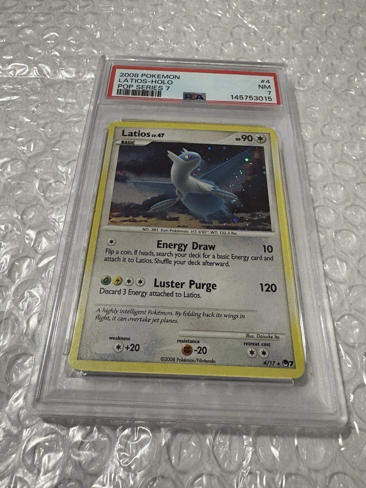 2008 Pokemon Pop Series 7 Latios-Holo 4