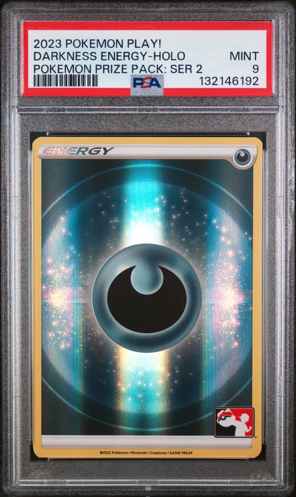 2023 Pokemon Play! Pokemon Prize Pack: Series 2 Darkness Energy-Holo