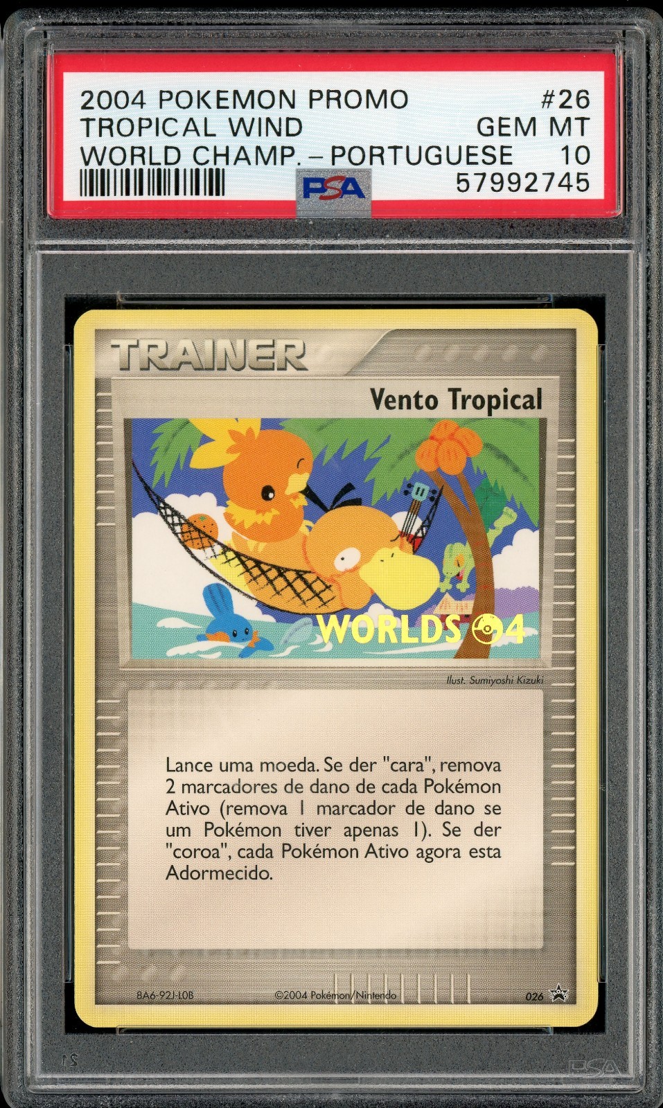 2004 Pokemon World Championships Promo Tropical Wind Portuguese 26