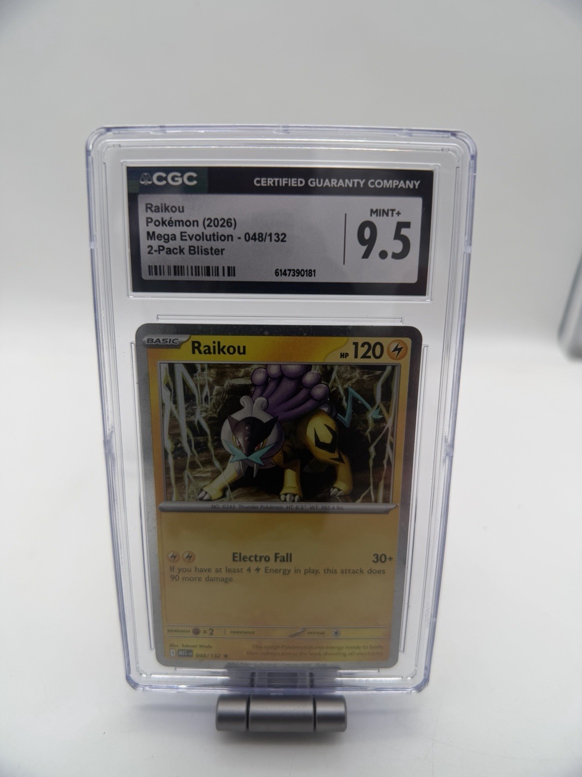 2026 Mega Evolution - MEG EN - English Raikou 2-Pack Blister (Cosmos Holo) 048/132