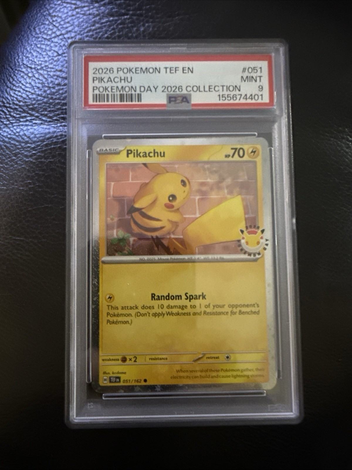 2026 Pokemon Tef EN-Temporal Forces Pikachu Pokemon Day 2026 Collection 051