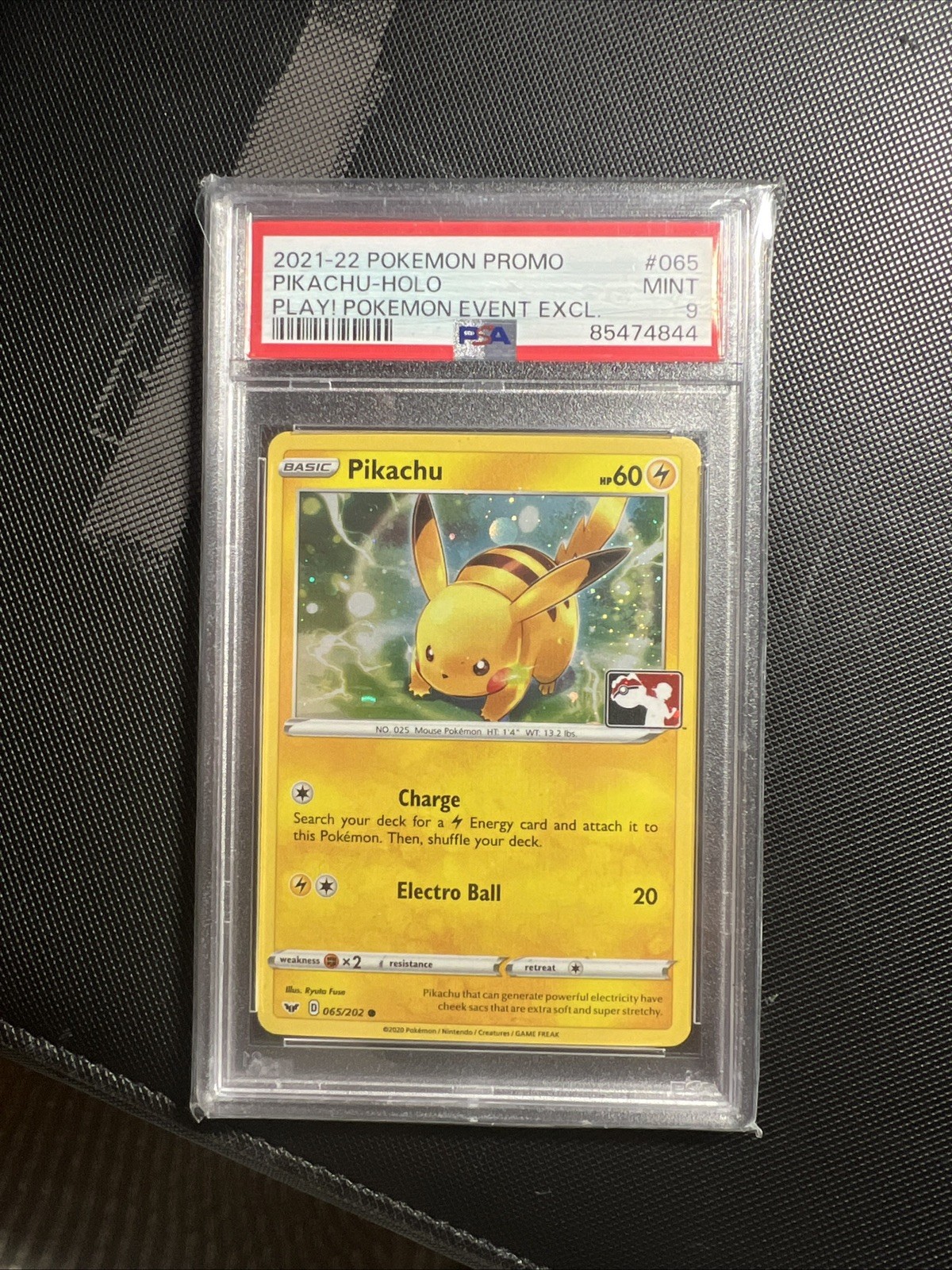 2021-22 Pokemon Promo Pikachu-Holo Play! Pokemon Event Exclusive 065