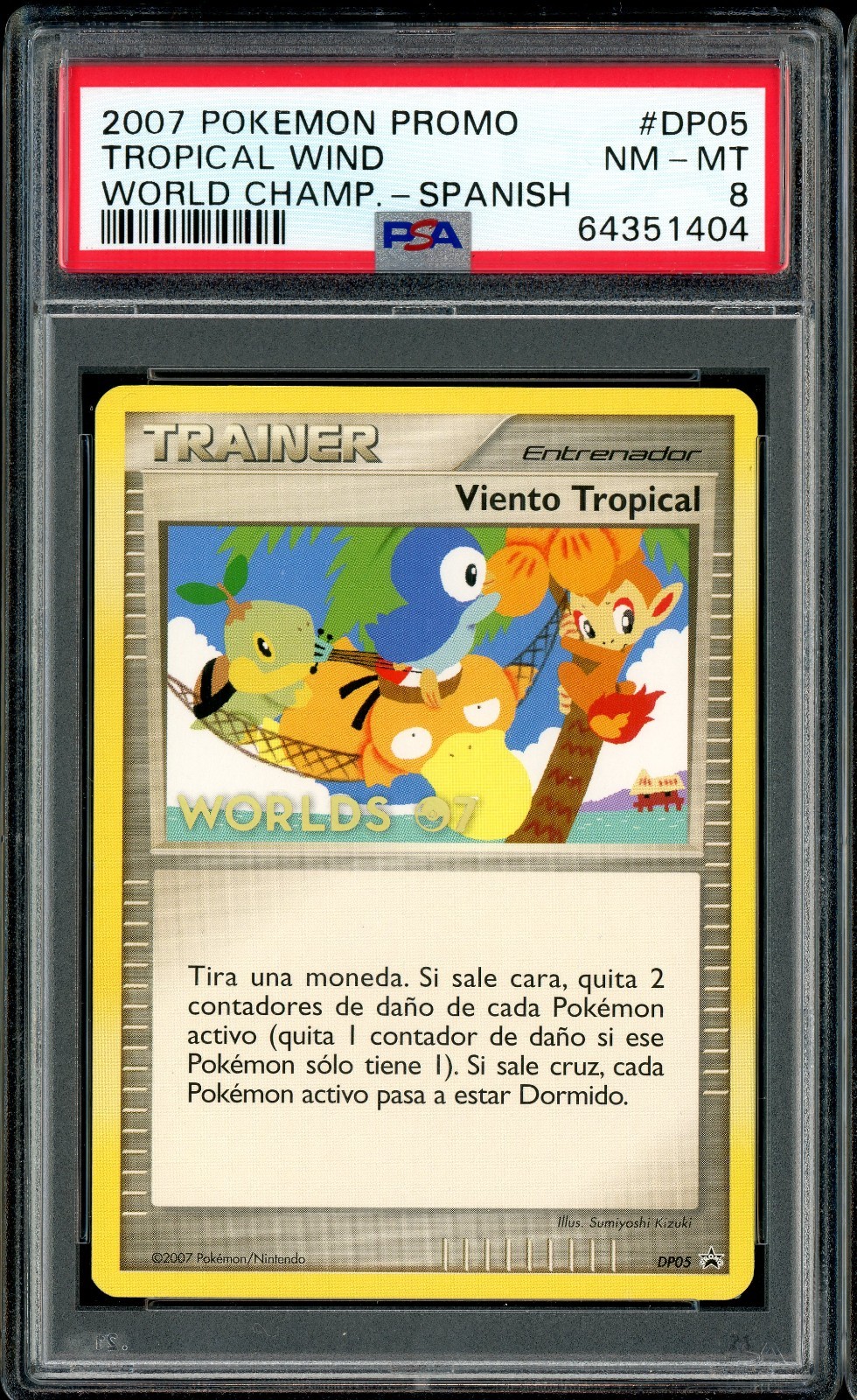 2007 Pokemon World Championships Promo Tropical Wind Spanish DP05