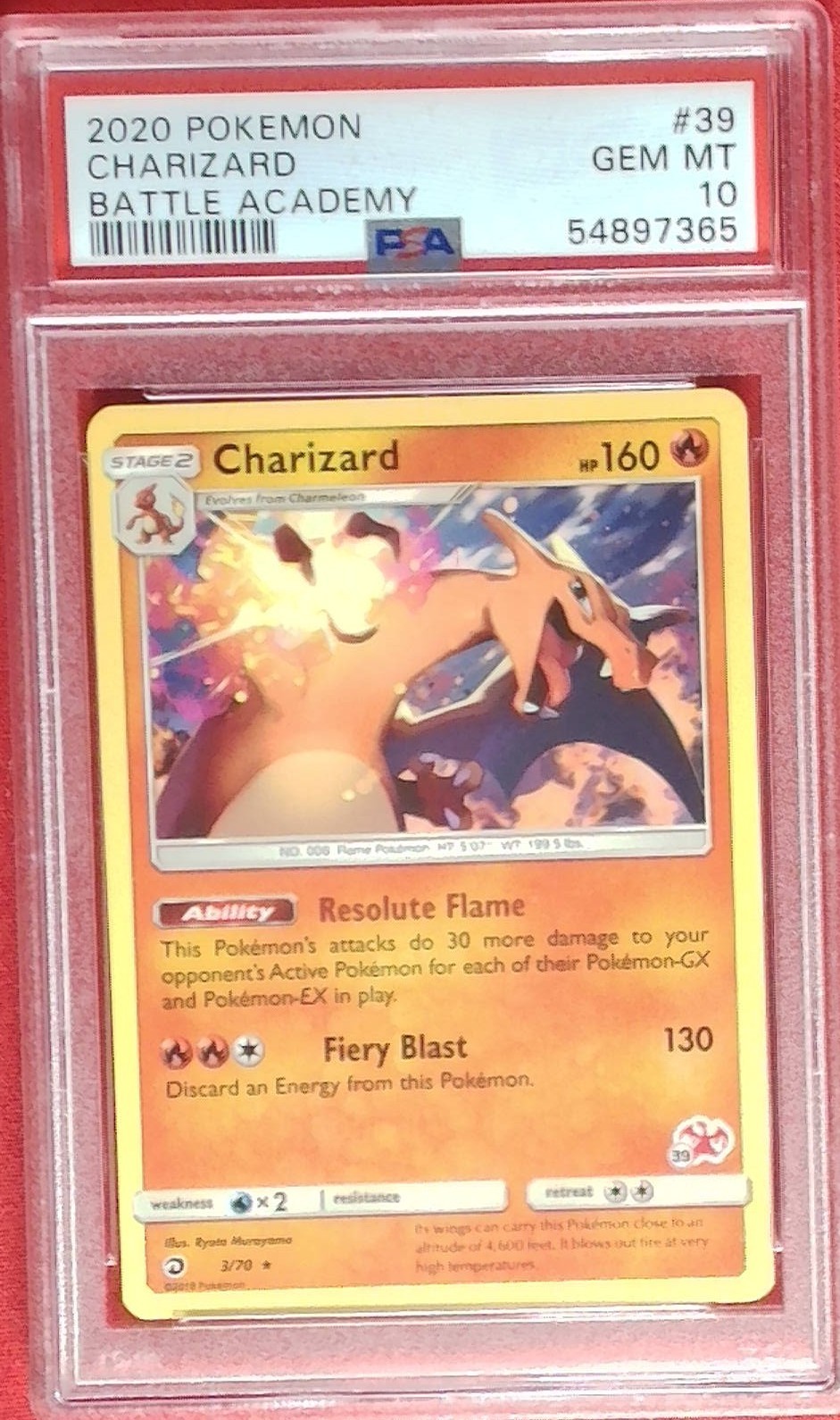 2020 Pokemon Battle Academy Charizard 39