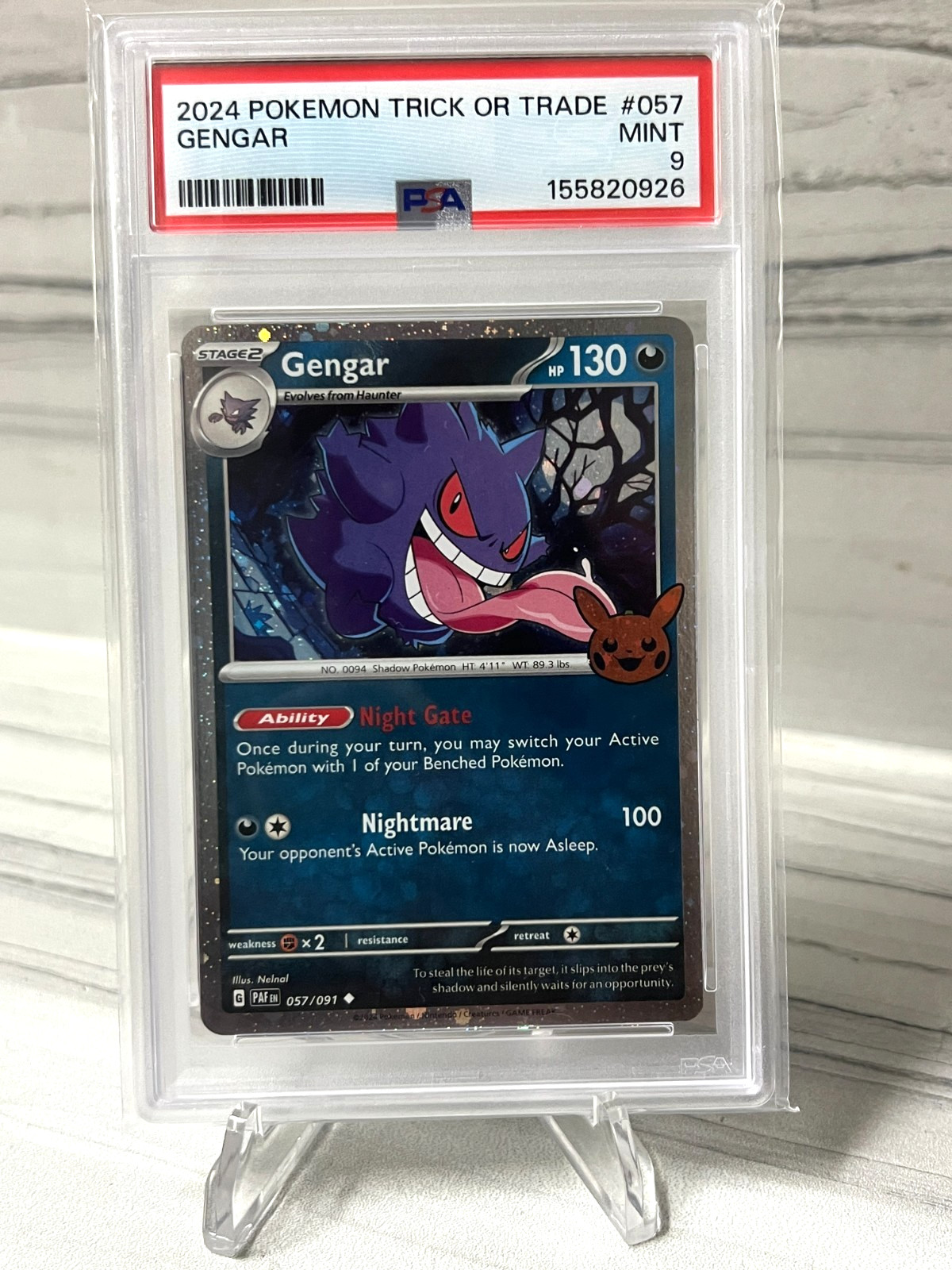 2024 Pokemon Trick or Trade Gengar 057