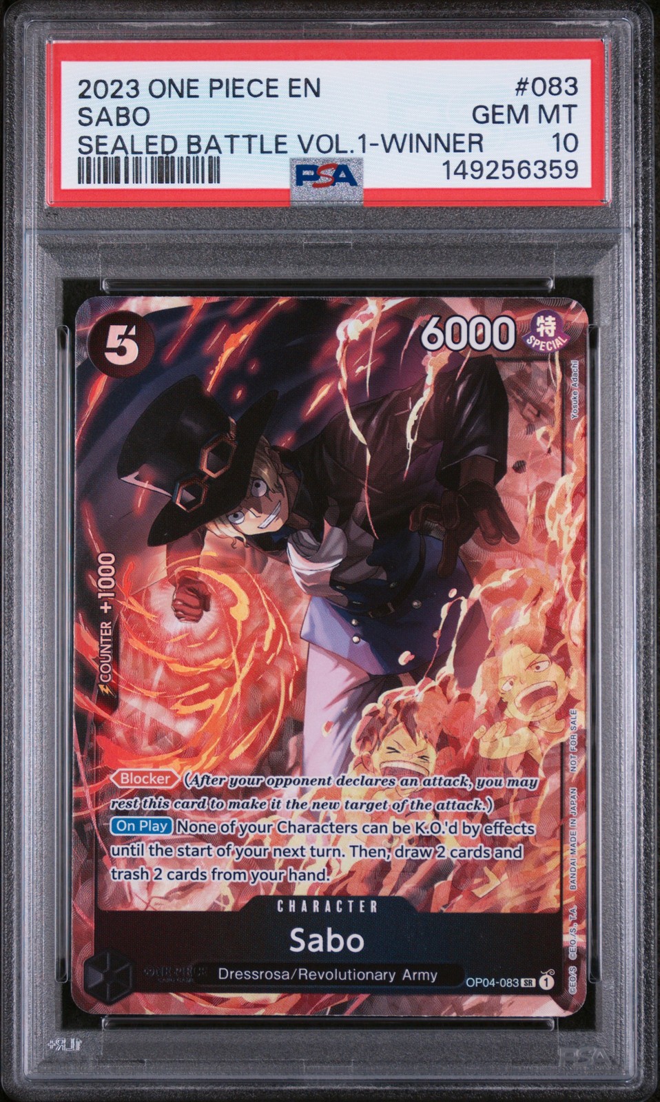 2023 One Piece Promos Sabo Sealed Battle Vol.1-Winner 083