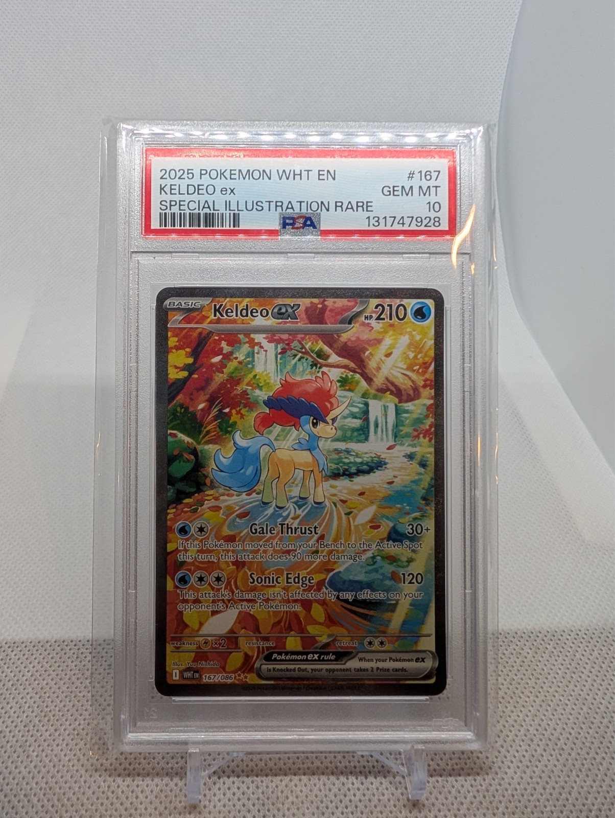 2025 Pokemon Wht EN-White Flare Keldeo EX Special Illustration Rare 167