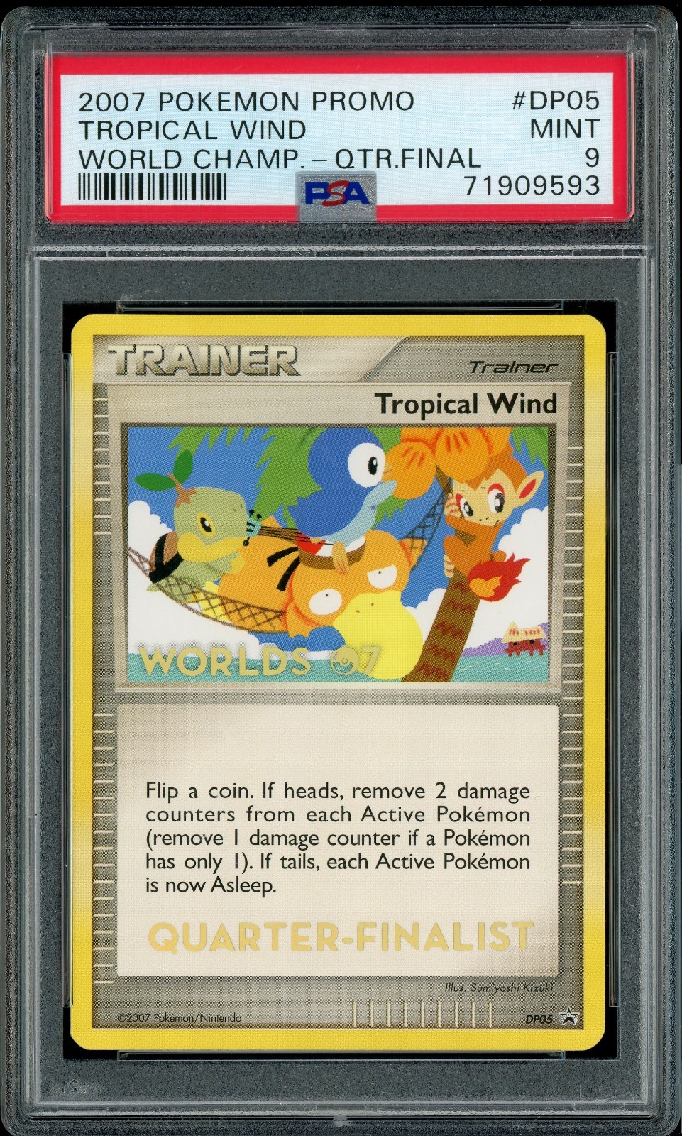 2007 Pokemon World Championships Promo Tropical Wind Quarter Finalist DP05