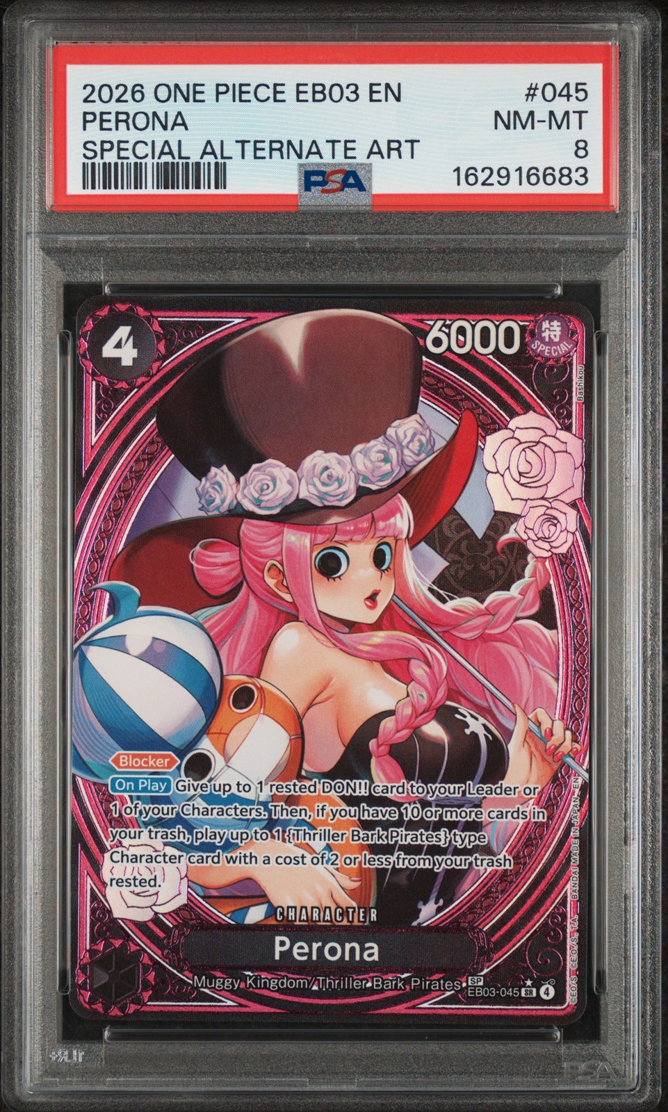 2026 One Piece EB03-Extra Booster -One Piece Heroines Edition- Perona Special Alternate Art 045