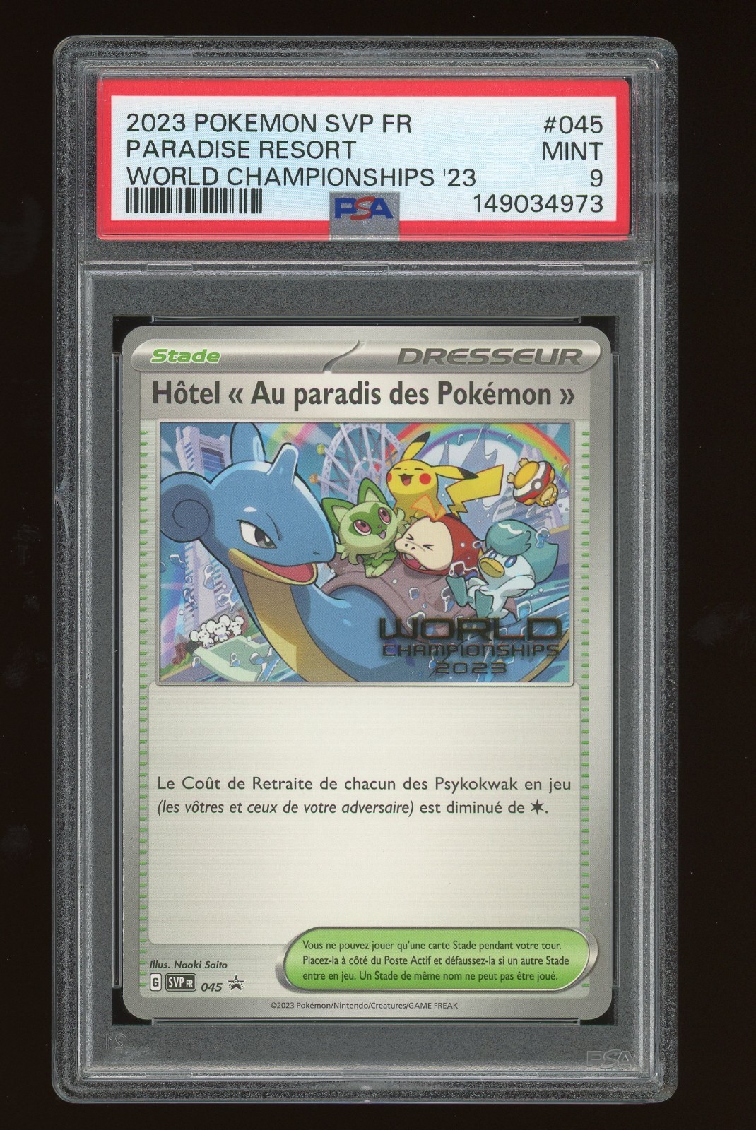 2023 Pokemon French Svp FR-SV Black Star Promo Paradise Resort World Championships 2023 045
