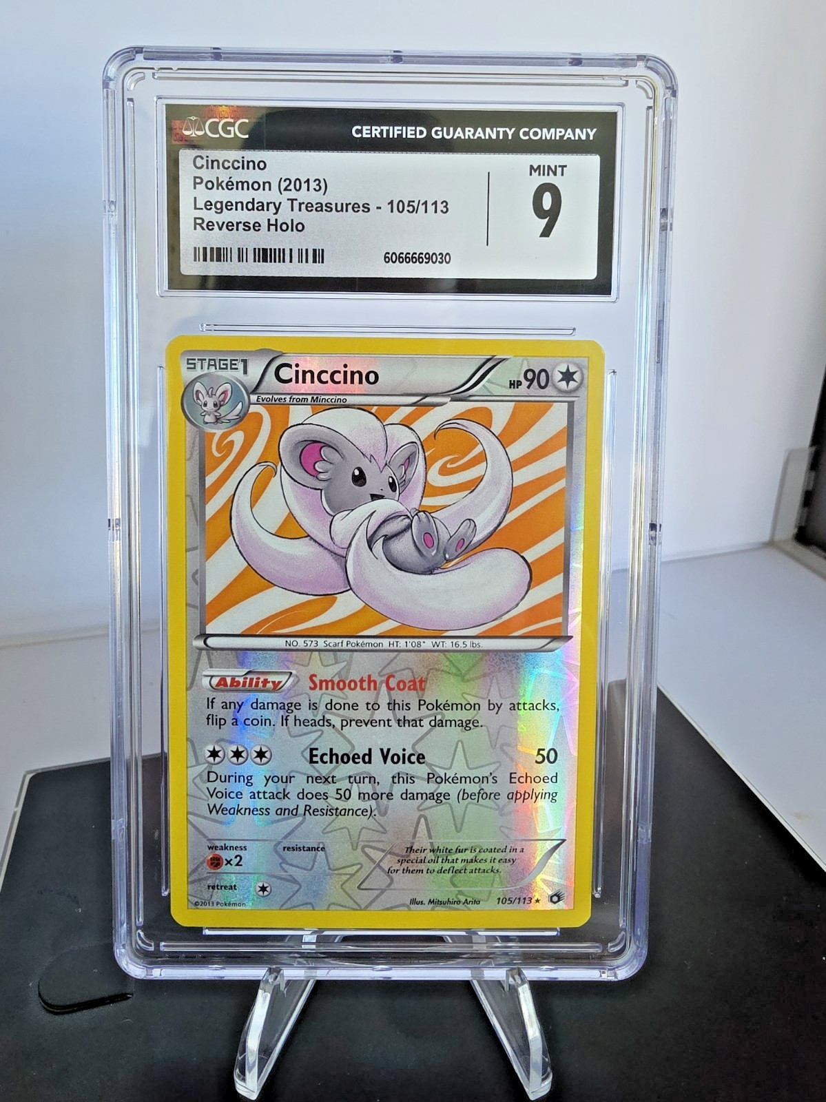 2013 Legendary Treasures - English Cinccino Rare Reverse Holo 105/113