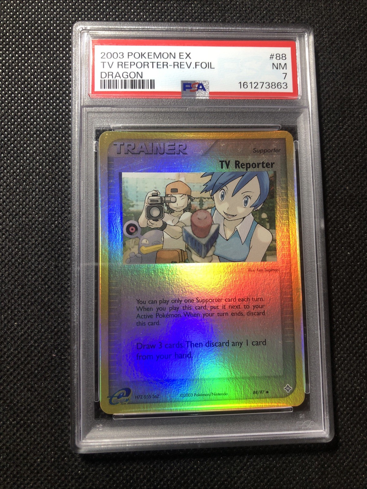 2003 Pokemon EX Dragon TV Reporter-Reverse Foil 88