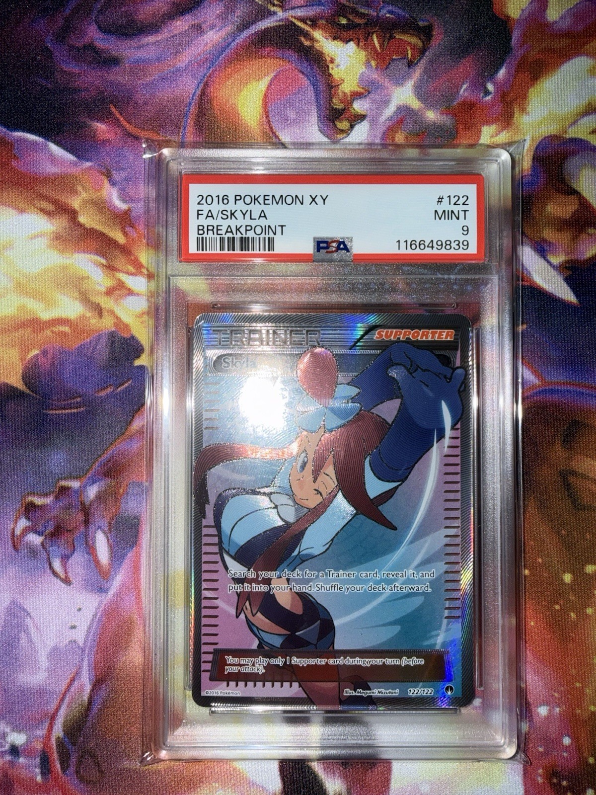2016 Pokemon XY Breakpoint Full Art/Skyla 122