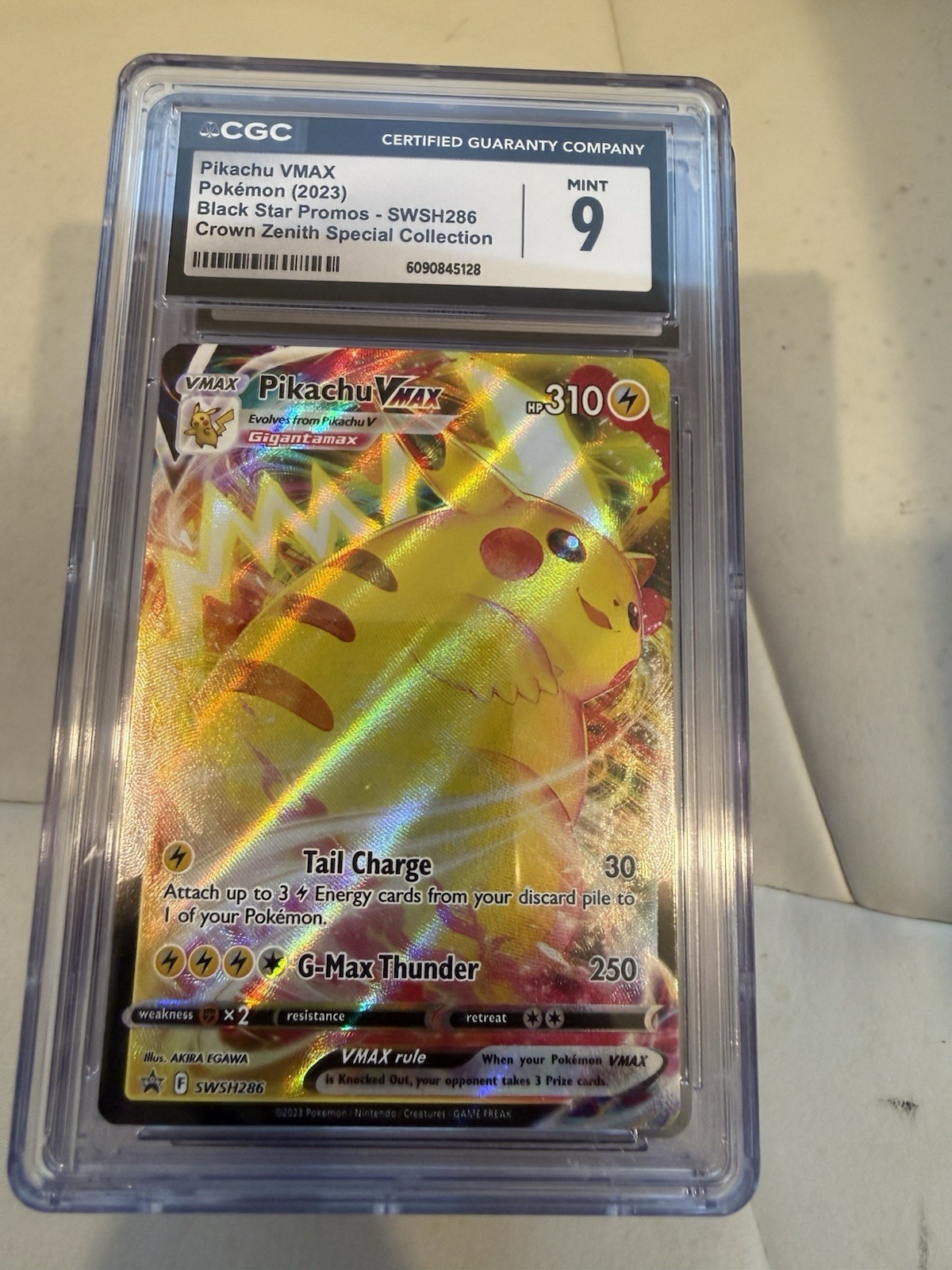 2023 Black Star Promos - Sword & Shield - English Pikachu VMAX Crown Zenith Special Collection (Holo) SWSH286
