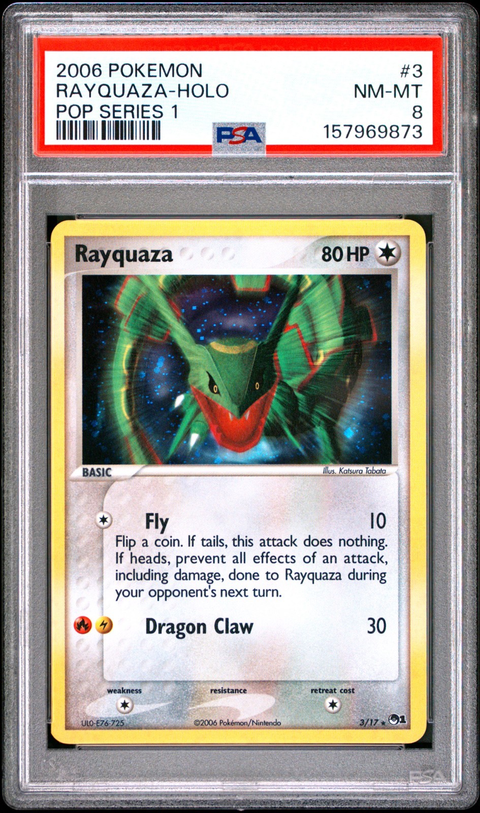 2006 Pokemon Pop Series 1 Rayquaza-Holo 3