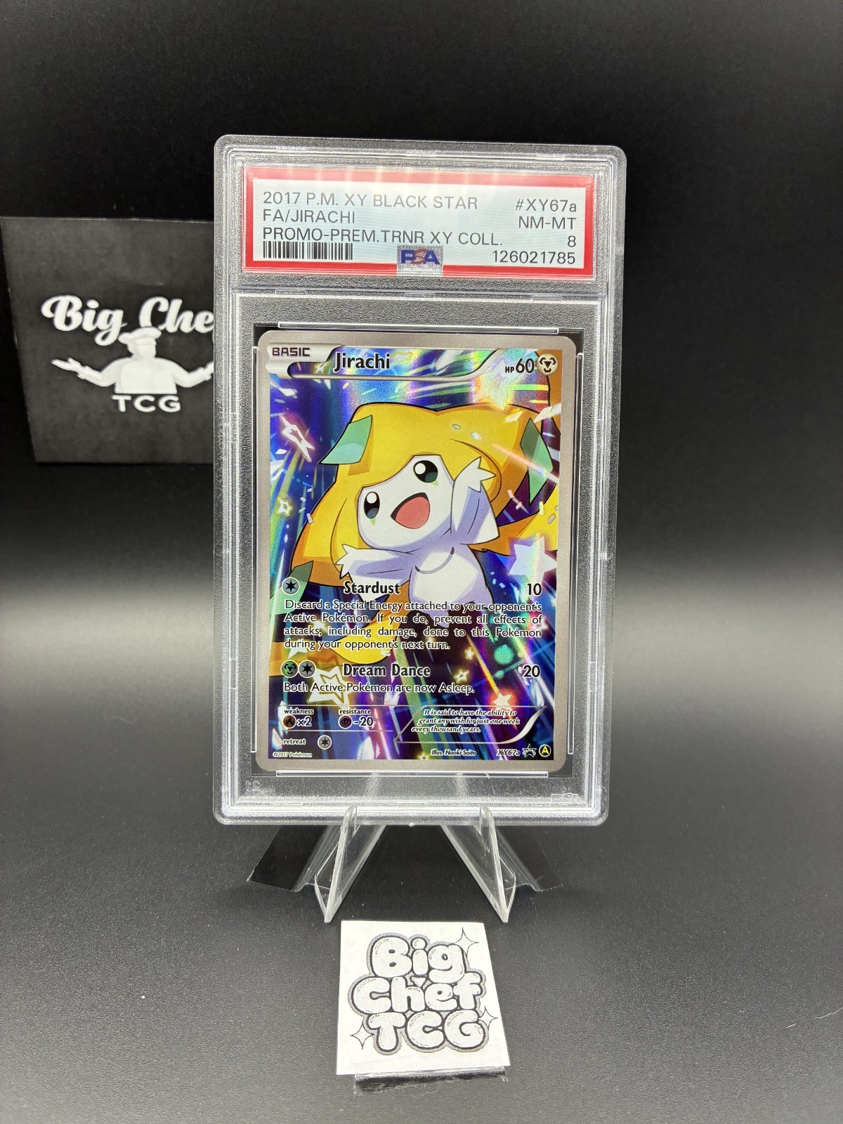 2017 Pokemon XY Black Star Promo Full Art/Jirachi Premium Trainer XY Collection XY67a