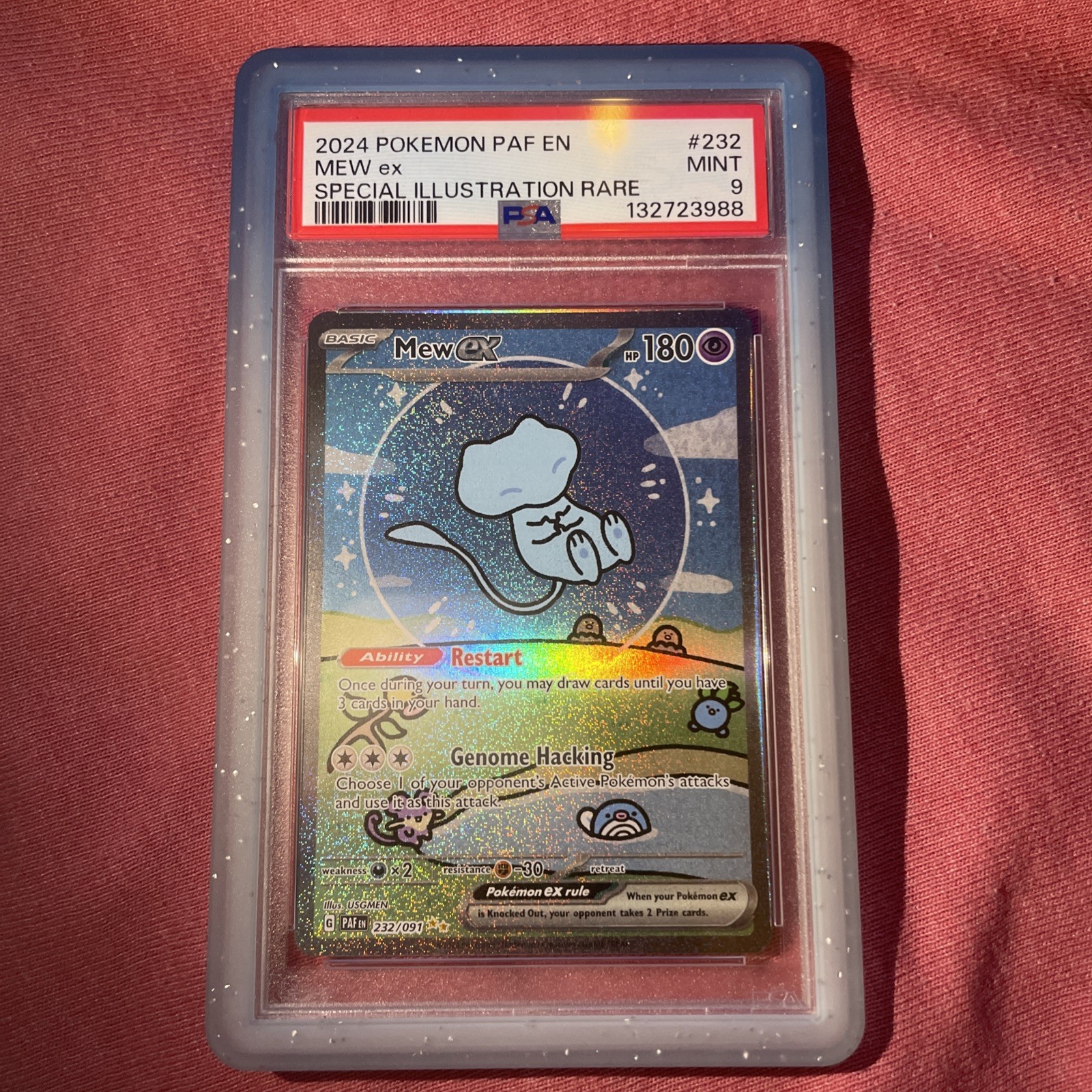 2024 Pokemon Paf EN-Paldean Fates Mew EX Special Illustration Rare 232