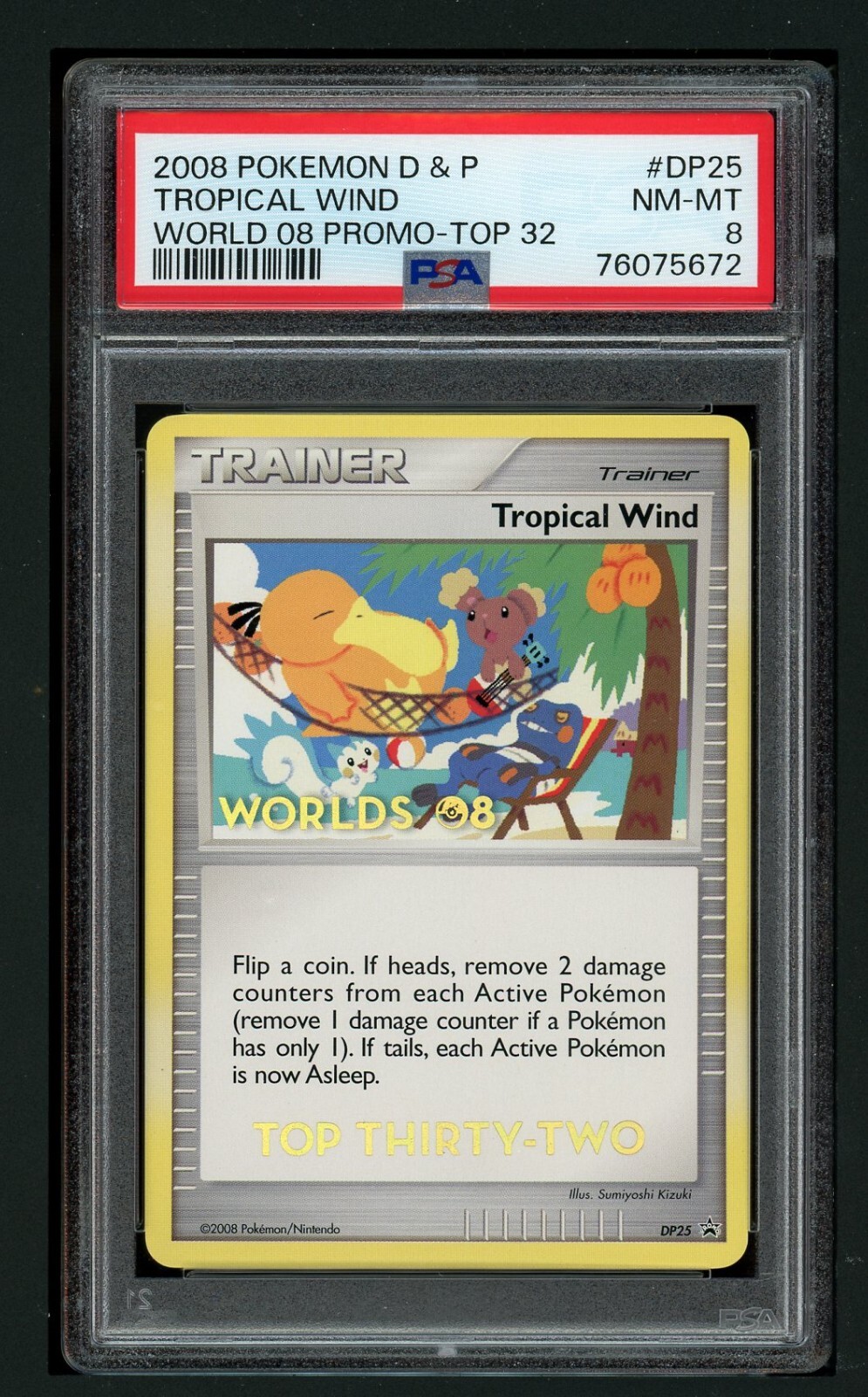 2008 Pokemon Diamond & Pearl World 08 Promo Tropical Wind Top 32 DP25