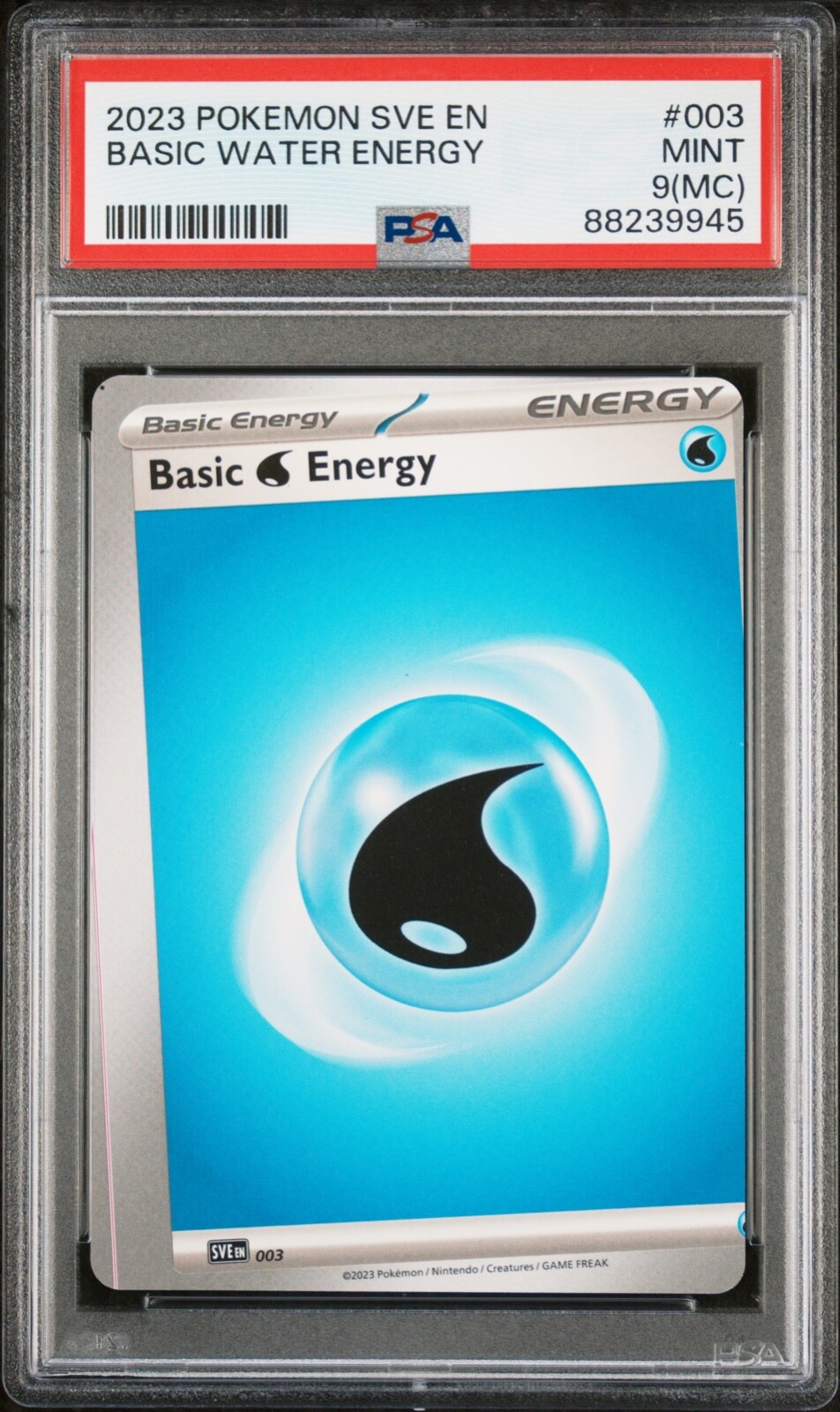 2023 Pokemon Sve EN-Basic Energies Basic Water Energy 003