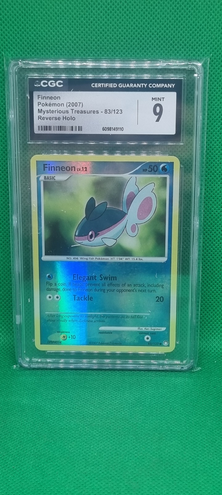 2007 Mysterious Treasures - English Finneon Common Reverse Holo 83/123