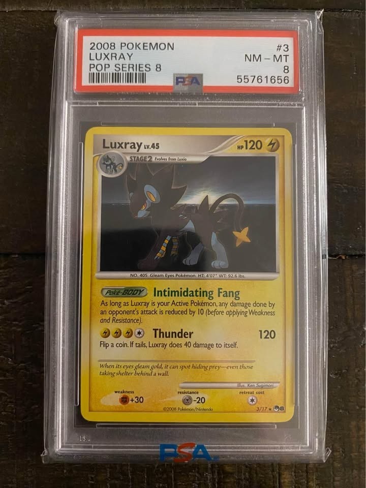 2008-09 Pokemon Pop Series 8 Luxray 3