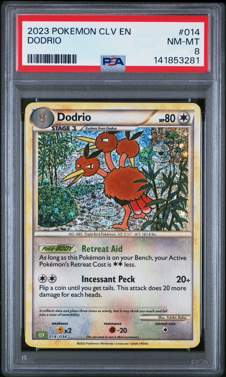 2023 Pokemon CLV-Trading Card Game Classic Venusaur & Lugia EX Deck Dodrio 014