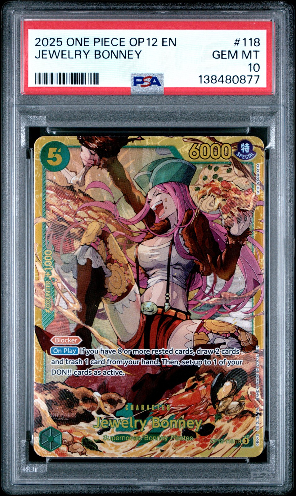 2025 One Piece OP12-Legacy of the Master Jewelry Bonney 118