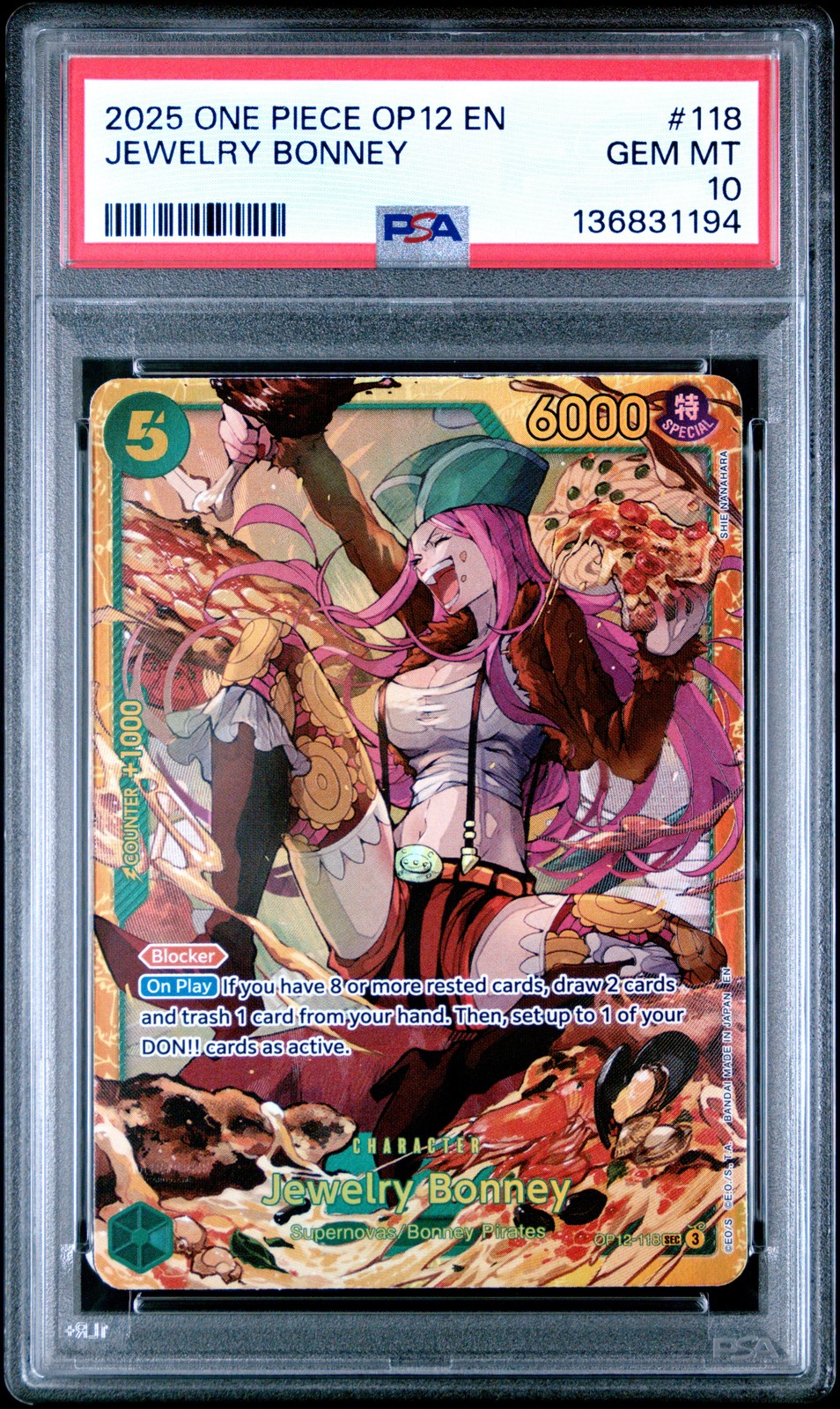 2025 One Piece OP12-Legacy of the Master Jewelry Bonney 118