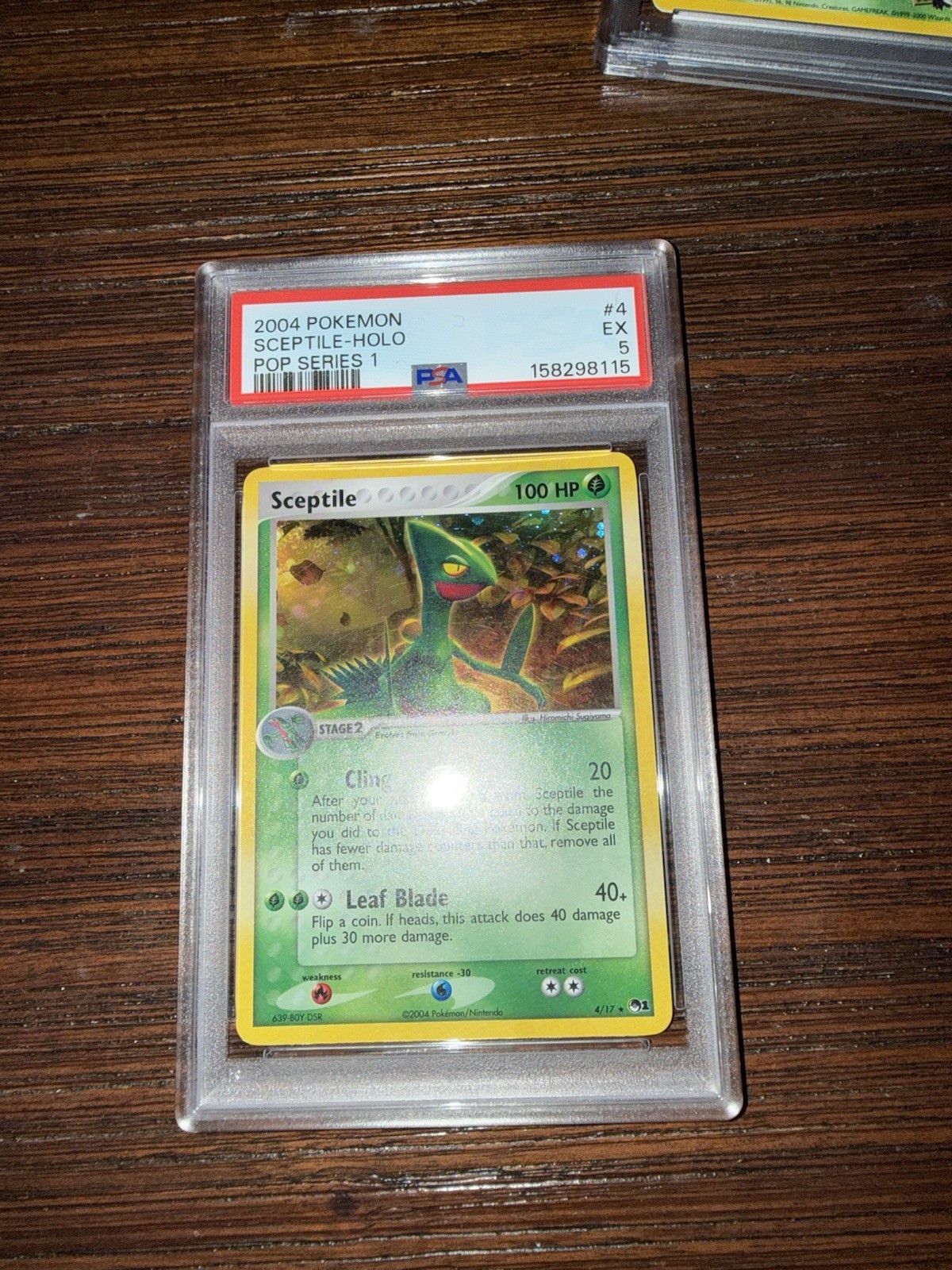 2004 Pokemon Pop Series 1 Sceptile-Holo 4