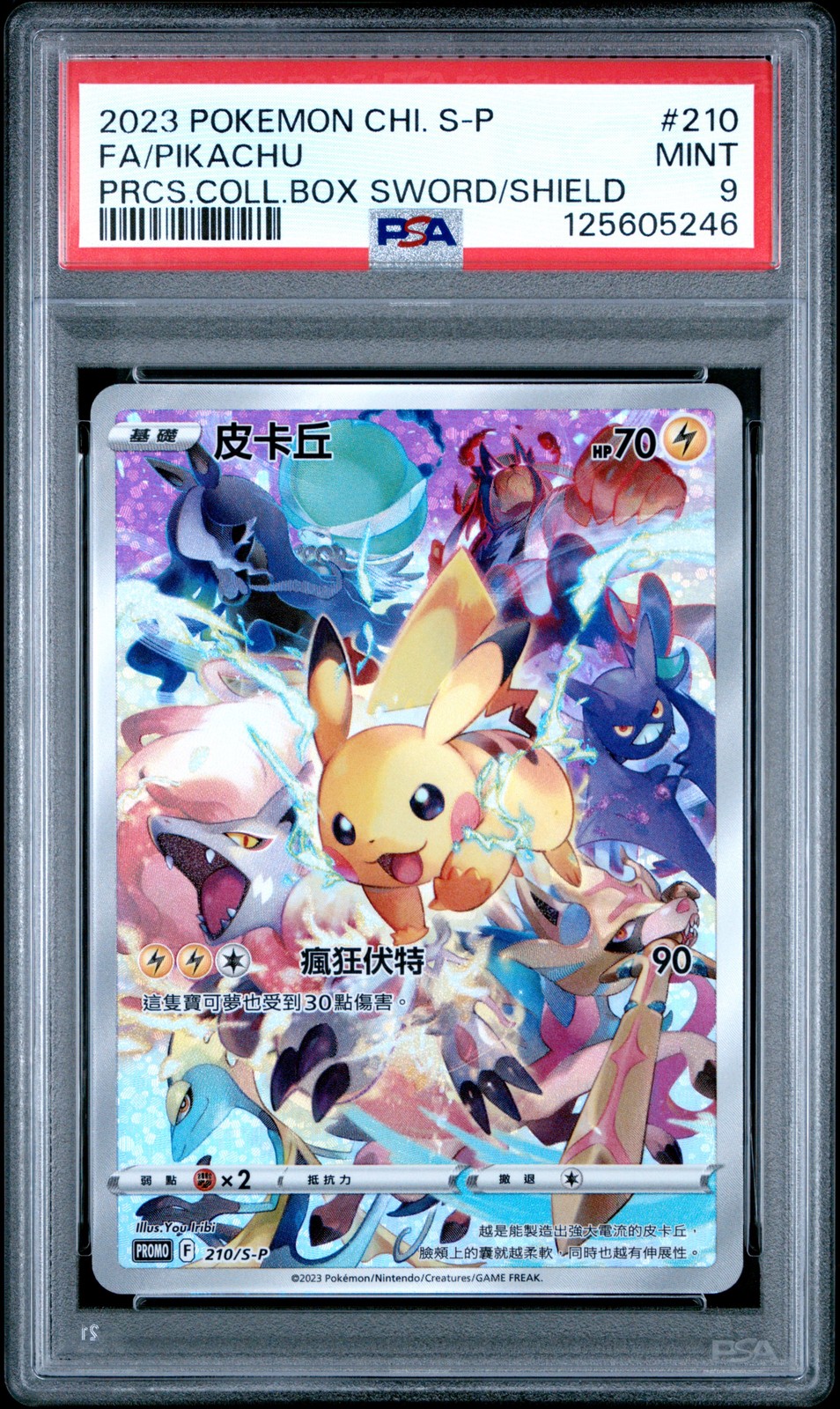 2023 Pokemon Chinese S Promo Full Art/Pikachu Precious Collector Box Sword & Shield 210