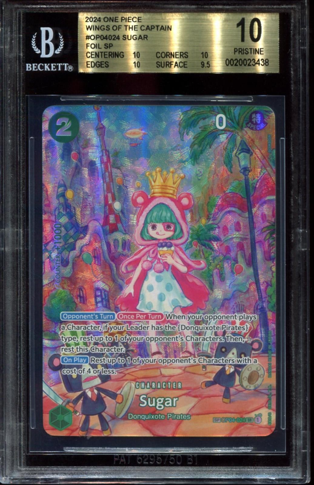 2024 One Piece Card Game Wings of the Captain Sugar FOIL SP OP04024