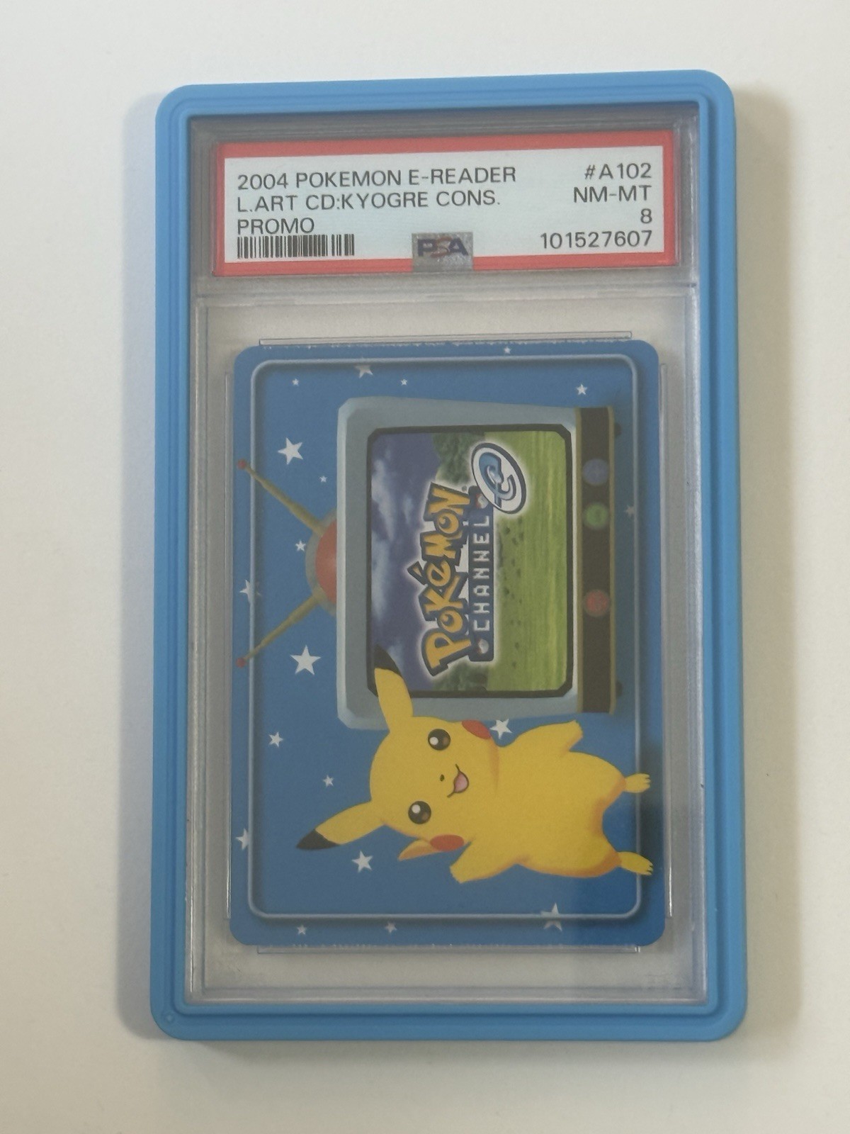 2004 Pokemon E-Reader Promo Line Art Card: Kyogre Constellation North American Pokemon Channel A102