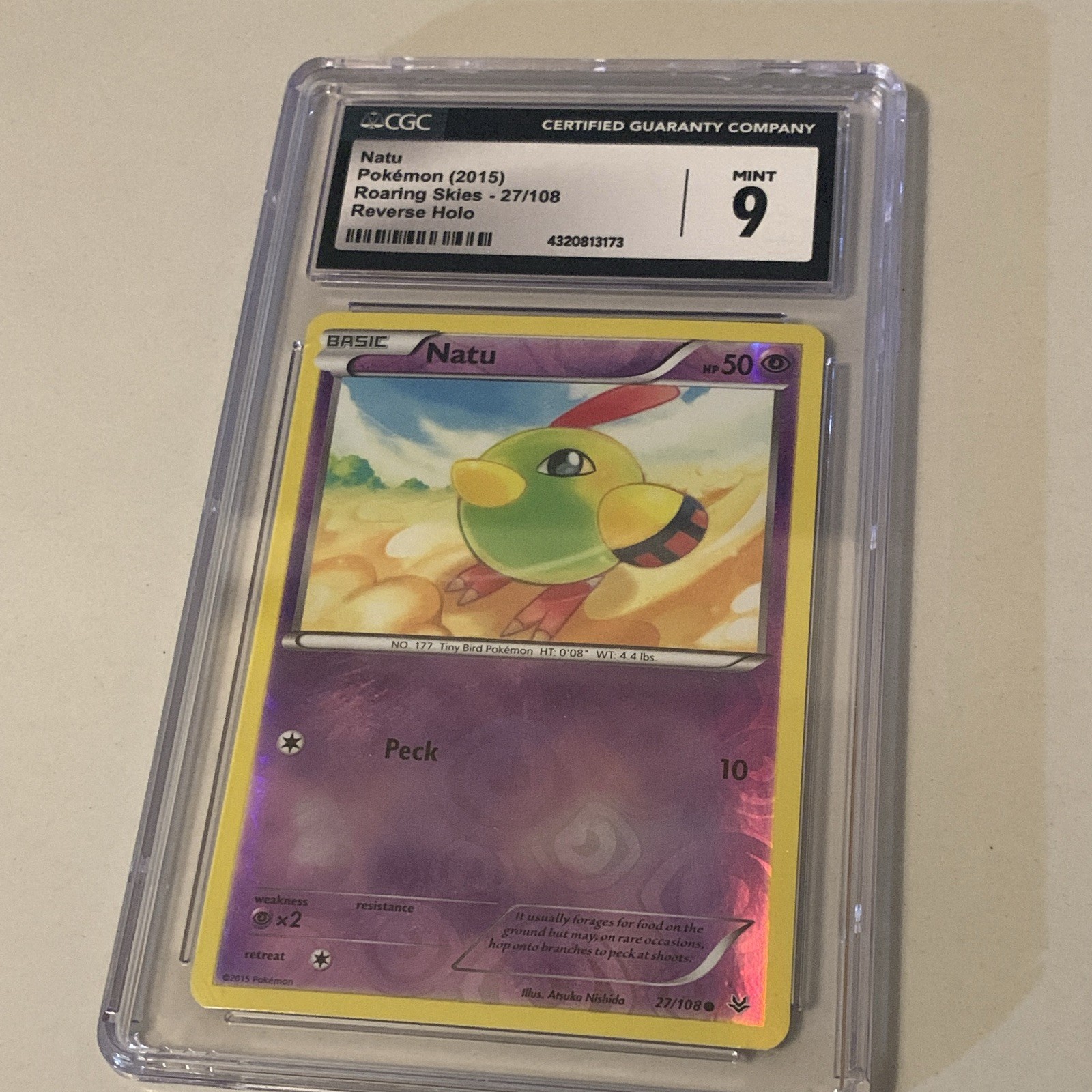 2015 Roaring Skies - English Natu Common Reverse Holo 27/108