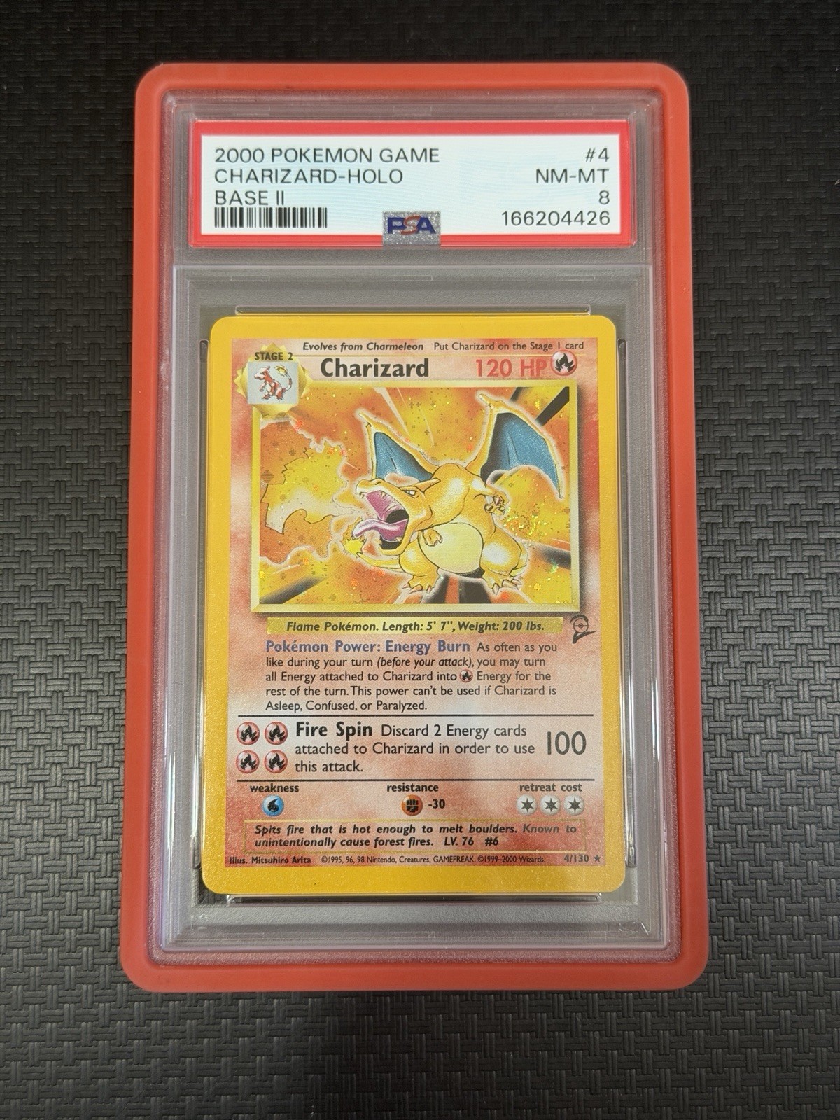 2000 Pokemon Game II Charizard-Holo 4
