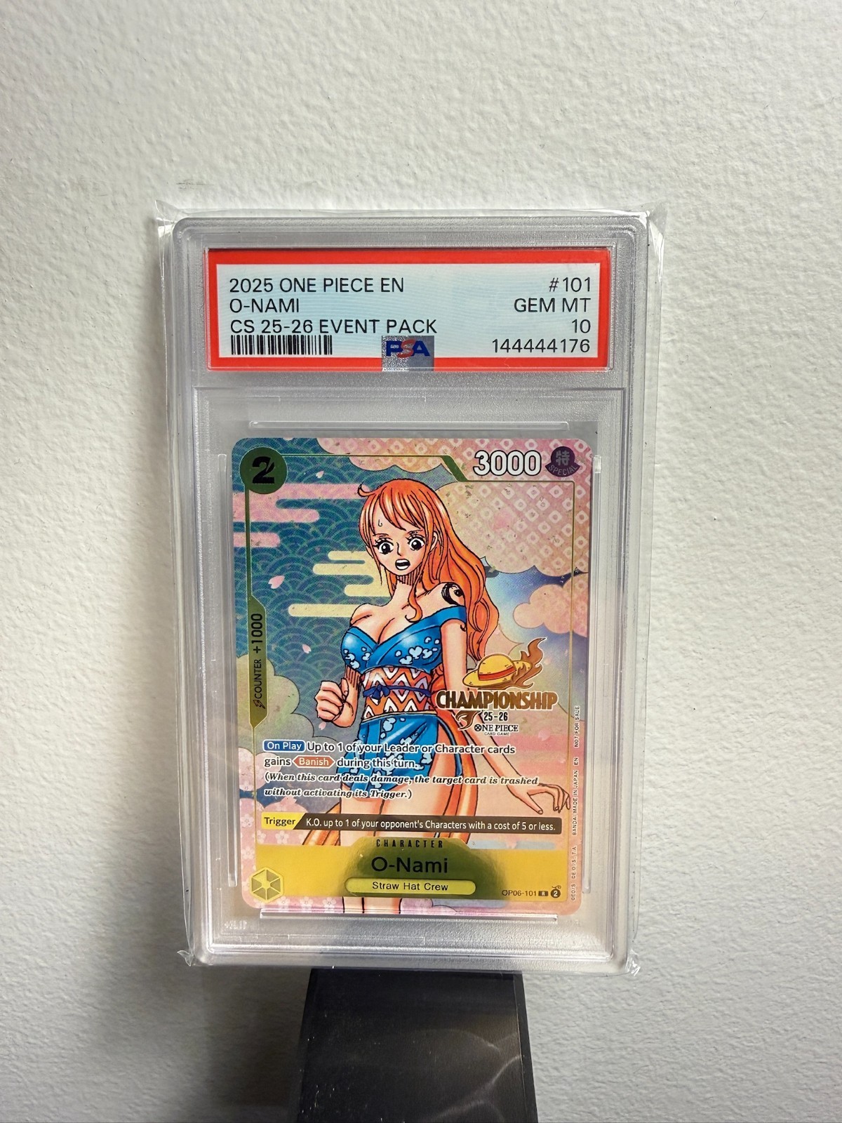 2025 One Piece Championship 2025-26 Event Pack O-Nami 101