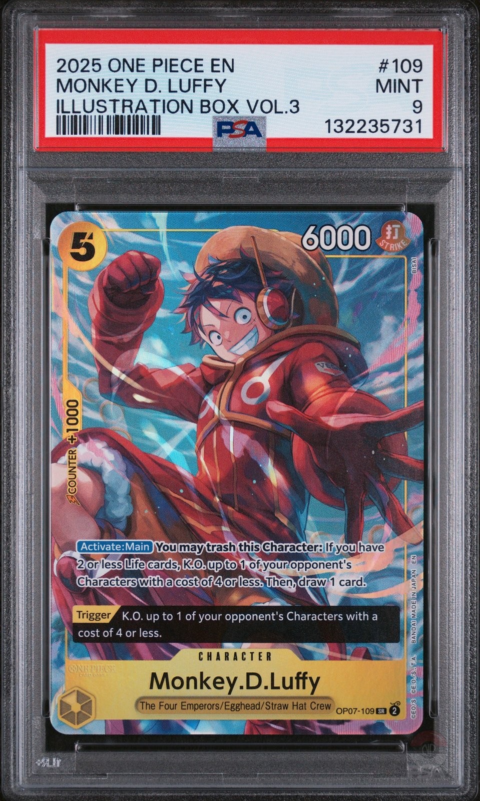 2025 One Piece Promos Monkey D. Luffy Illustration Box Vol.3 109