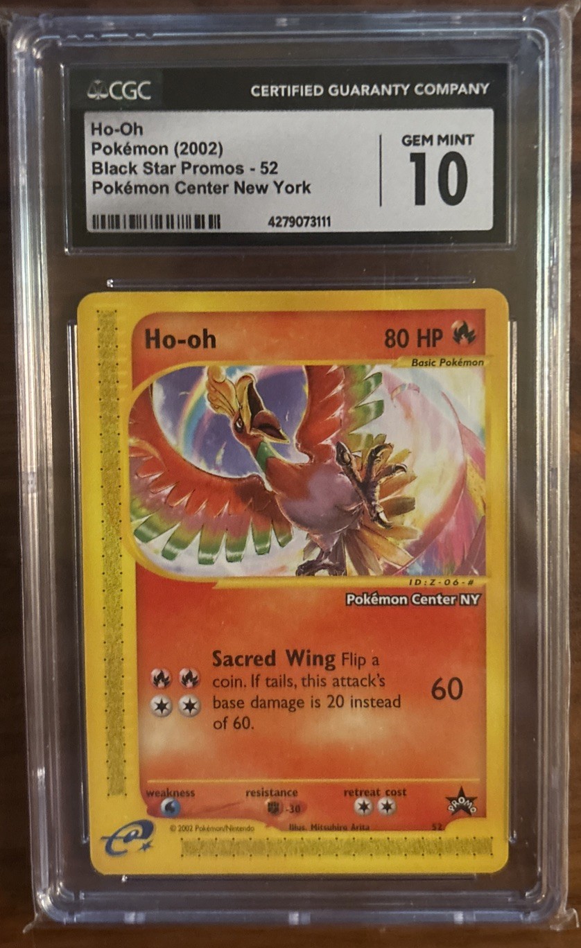 2002 Black Star Promos - WotC - English Ho-Oh Pokémon Center New York 52