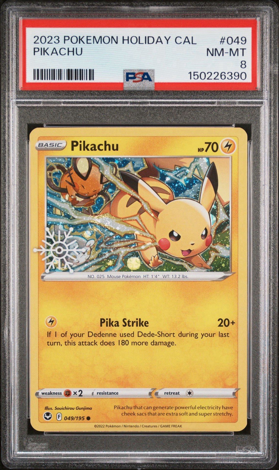 2023 Pokemon Holiday Calendar Pikachu 049
