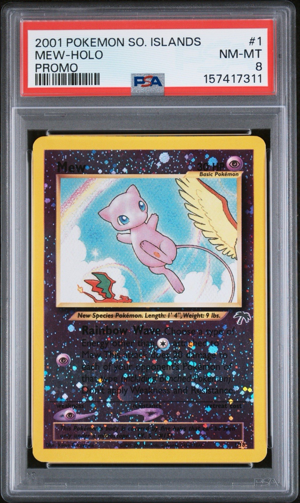 2001 Pokemon Southern Islands Promo Mew-Holo 1