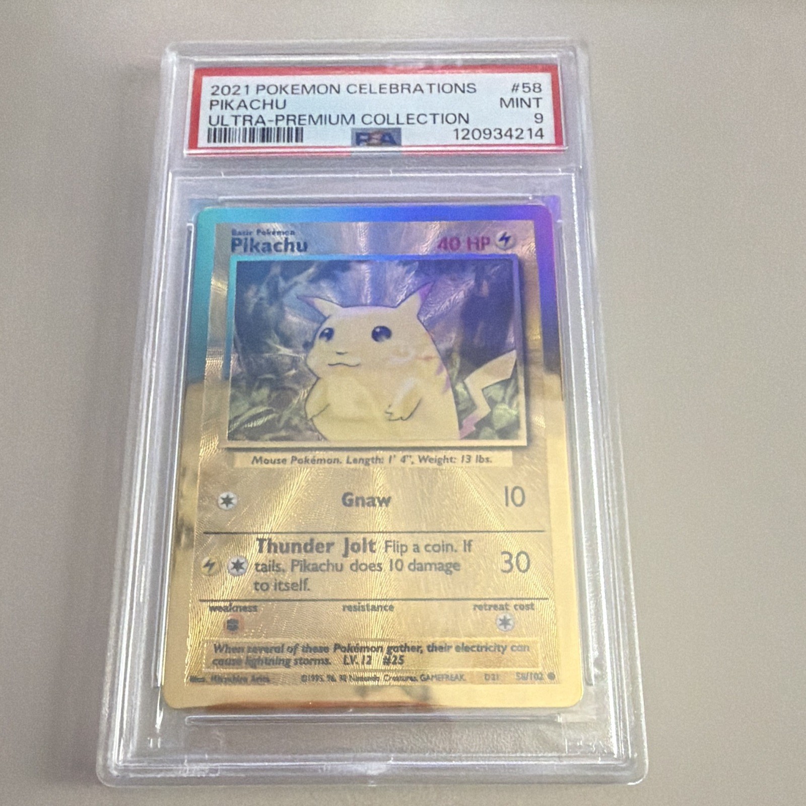 2021 Pokemon Celebrations Ultra-Premium Collection Pikachu 58