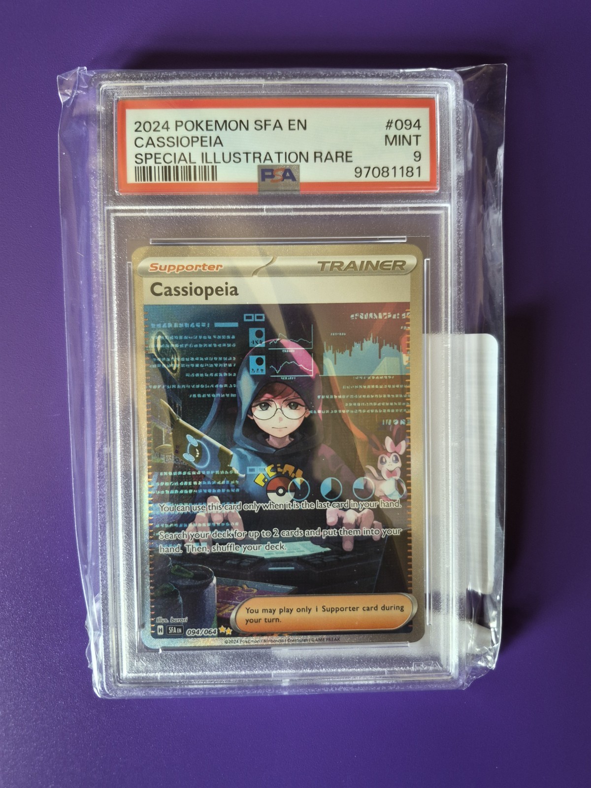 2024 Pokemon Sfa EN-Shrouded Fable Cassiopeia Special Illustration Rare 094